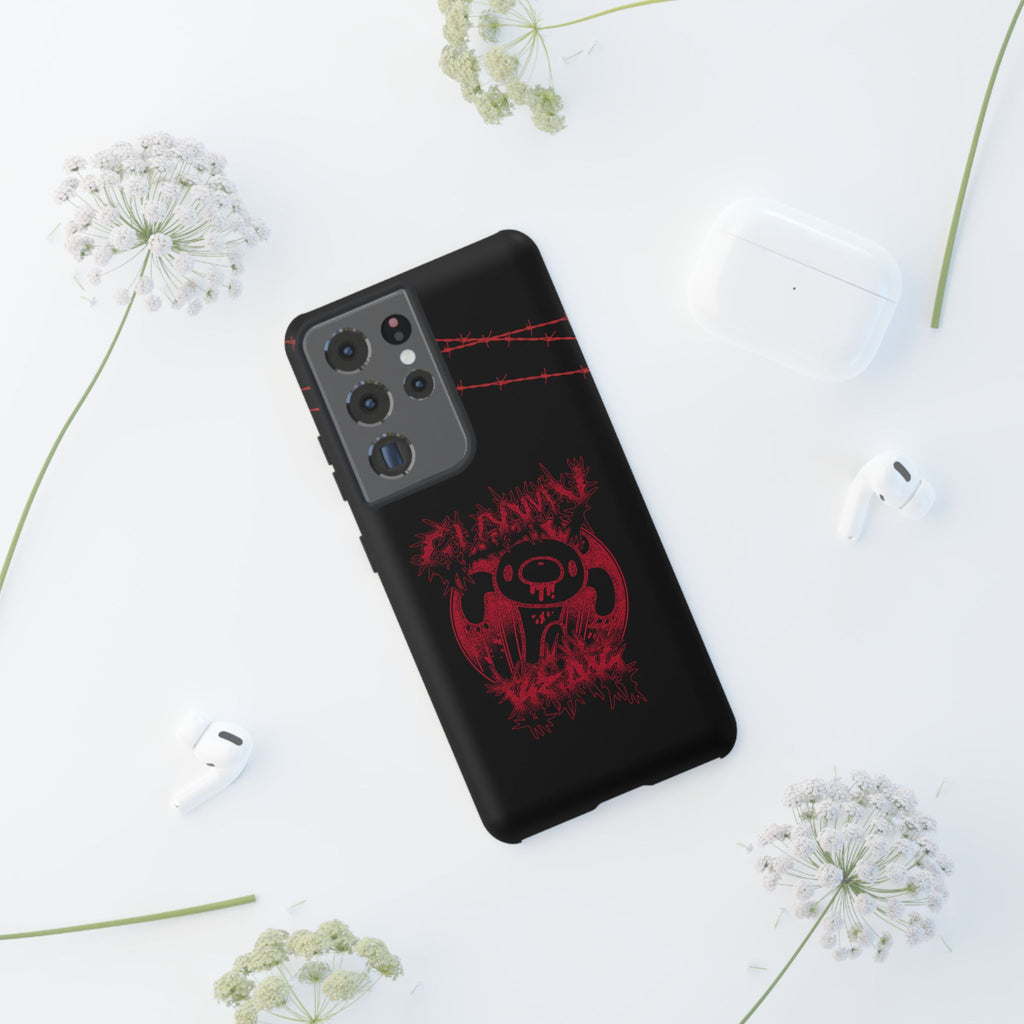 Gloomy Bear Metal Show Red Phone Case