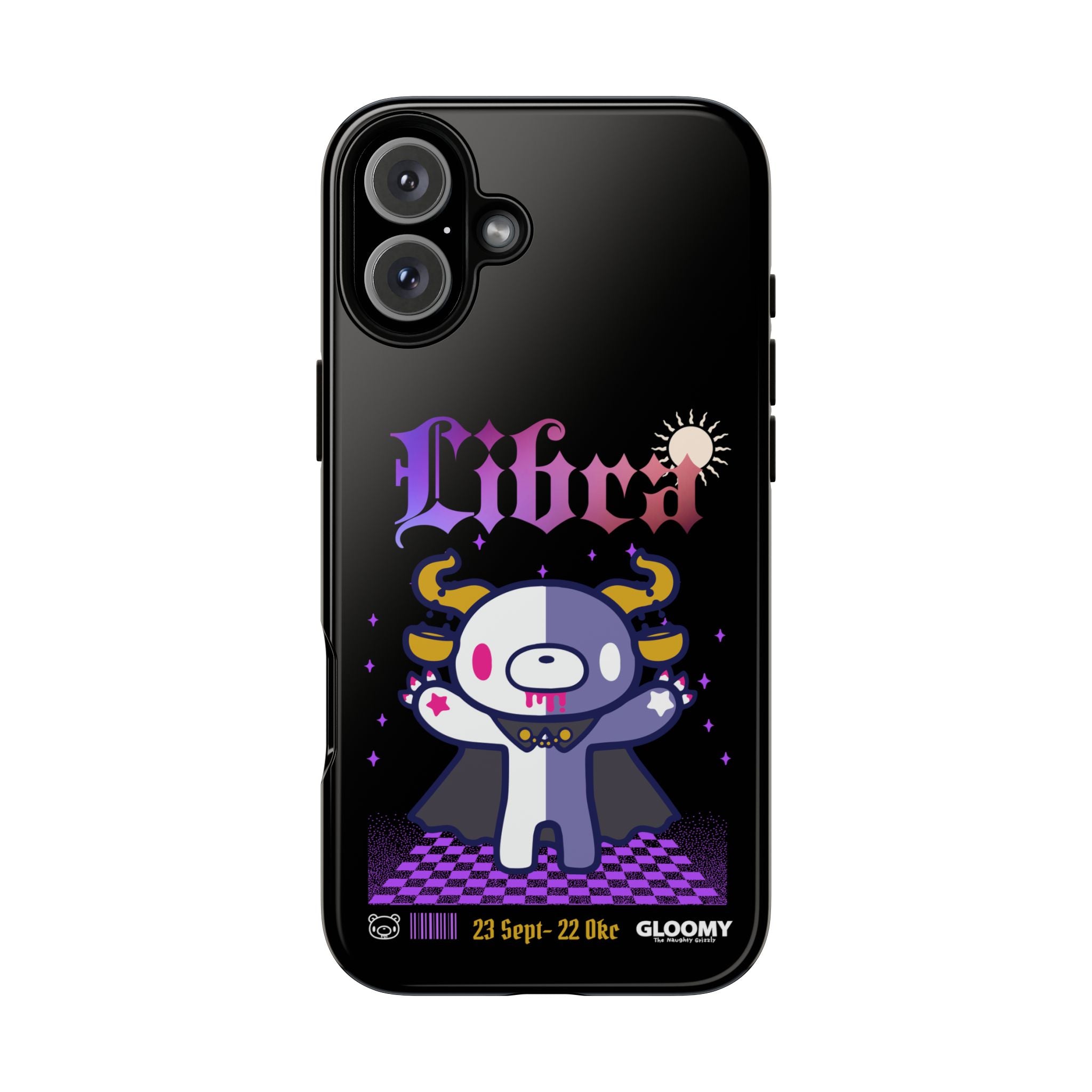 gloomy bear libra zodiac Phone Case