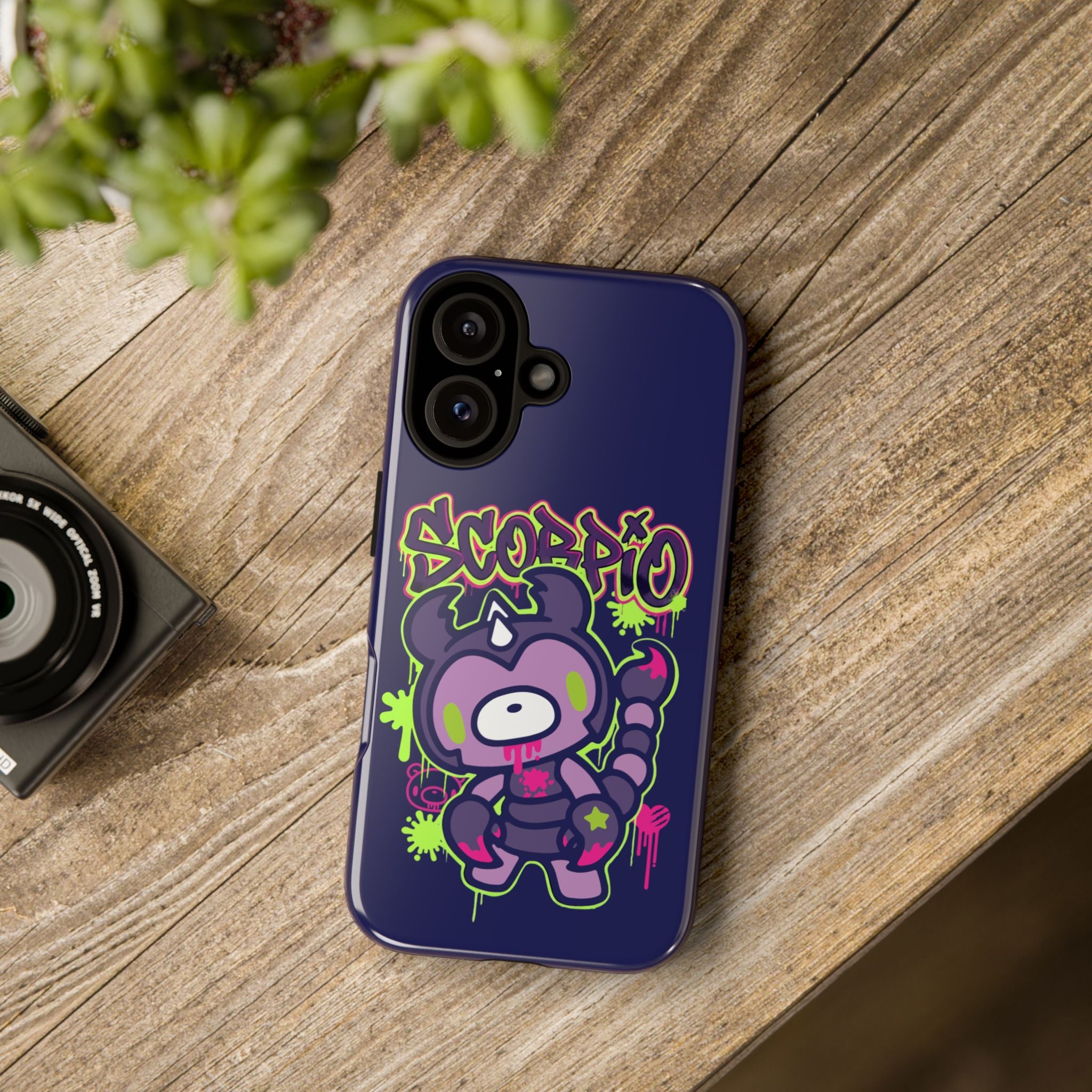 Zodiac Scorpio Gloomy Bear Phone Case
