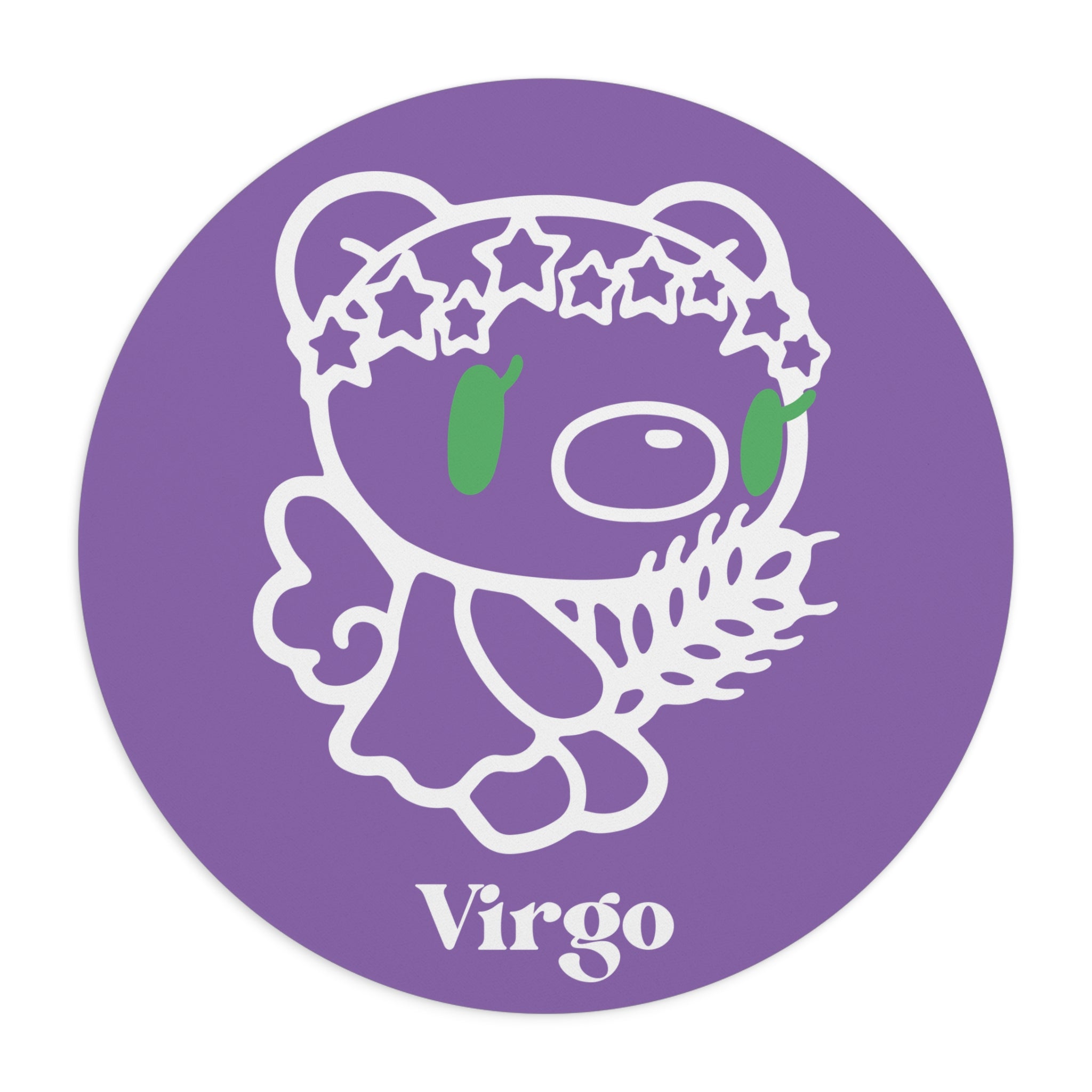 Virgo Zodiac Gloomy Bear Mouse Pad