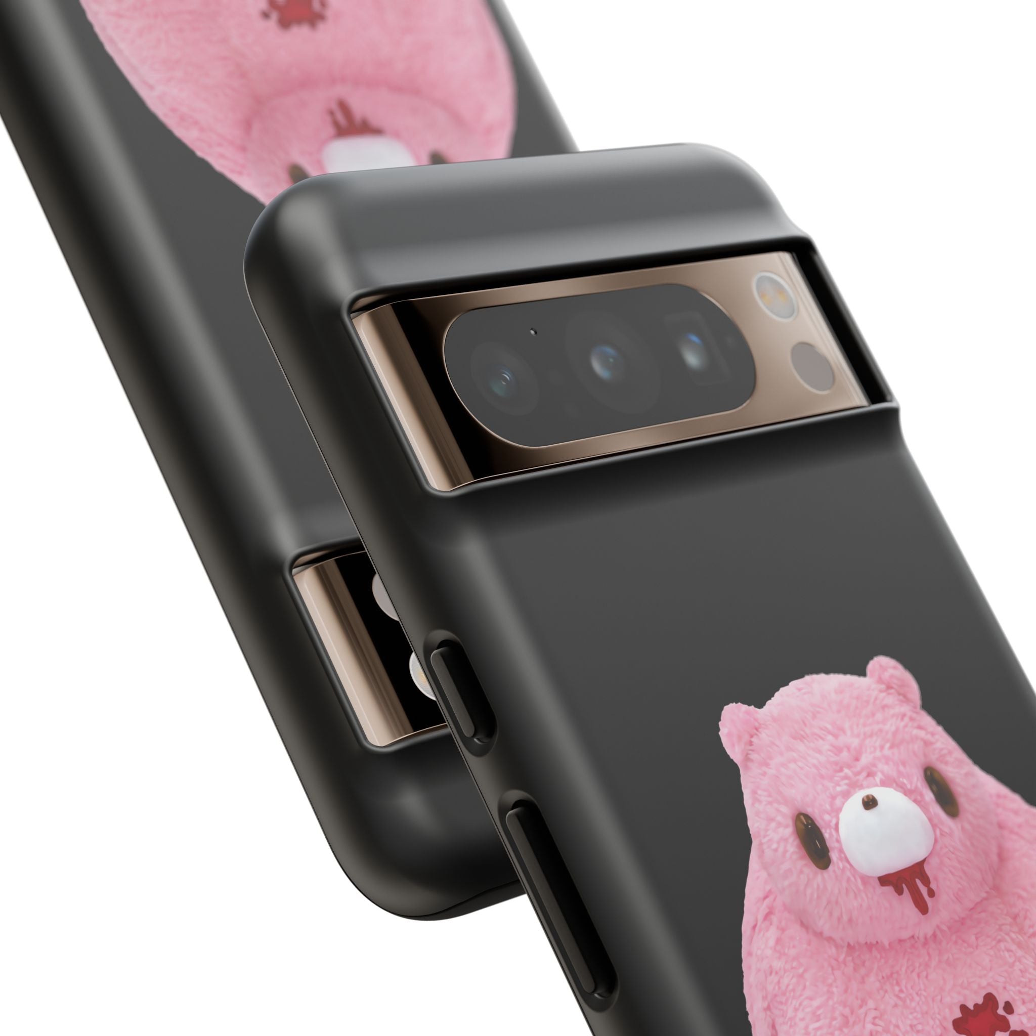 Chubby Gloomy Plush Tough Phone Case