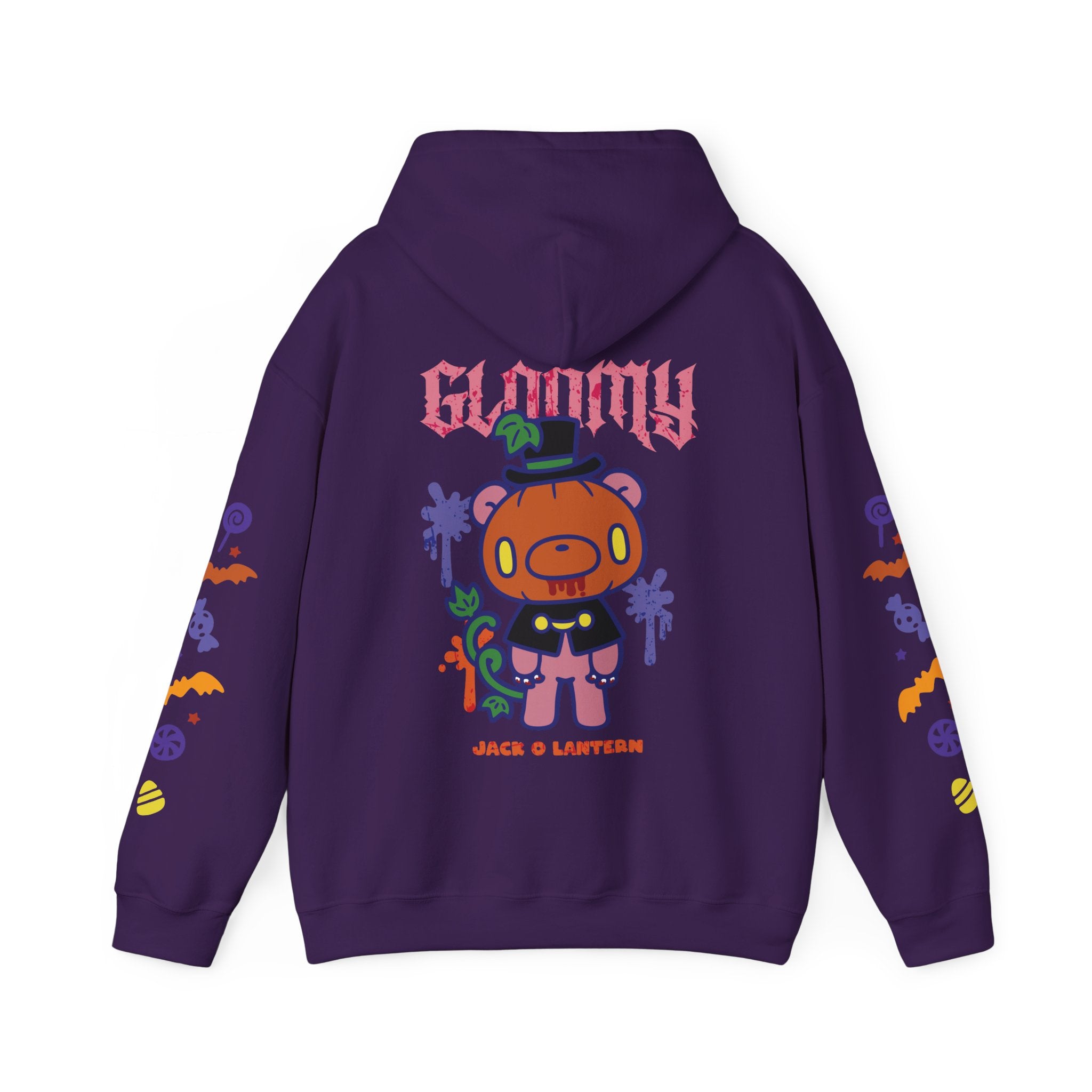 Halloween Jack O lantern Gloomy Bear Hoodie