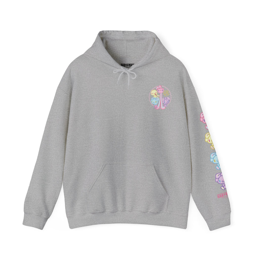 Pastel Pals All Purpose Bunny Unisex Hooded Sweatshirt