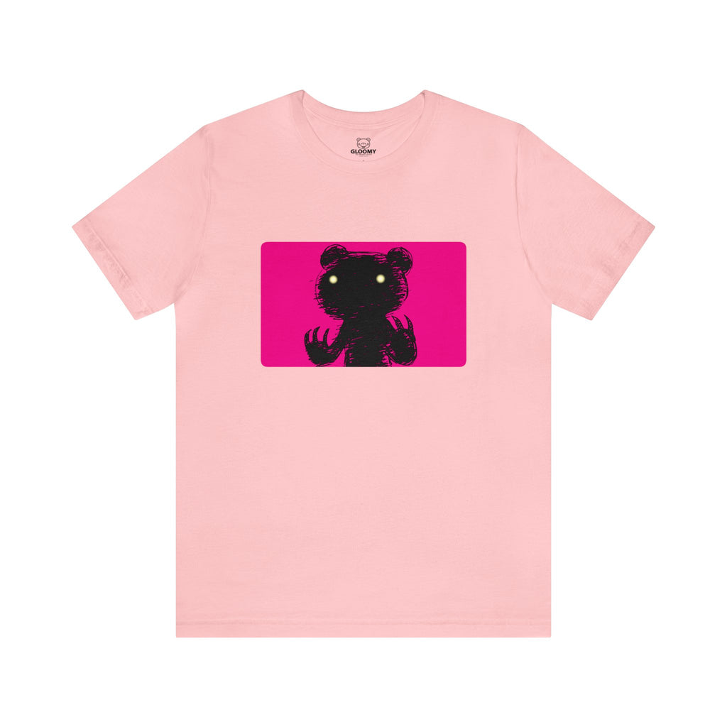 Pink Block Abstraction Gloomy Bear -  Unisex Tee