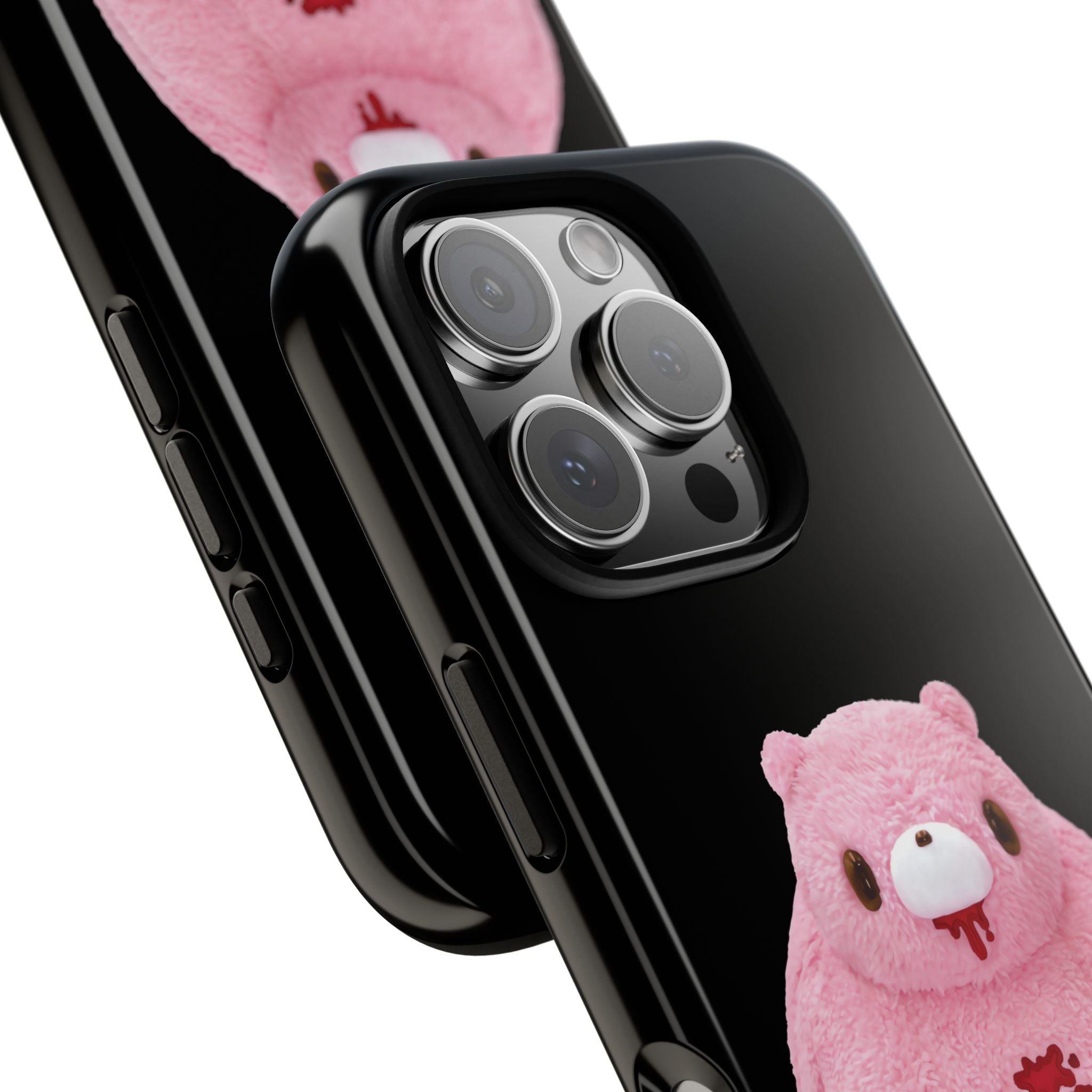 Chubby Gloomy Plush Tough Phone Case