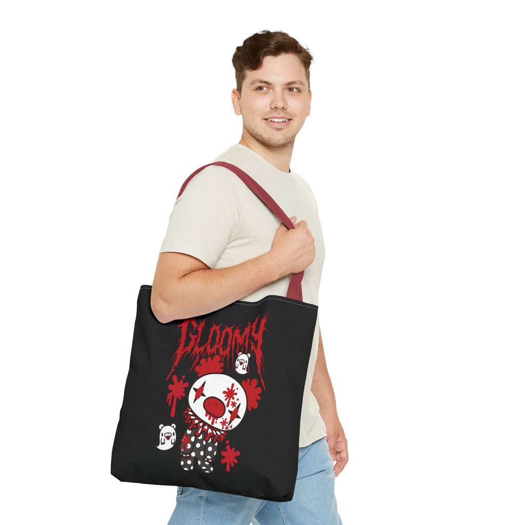 Gloomy Bear Halloween Sletchy Coown Tote Bag - 2024