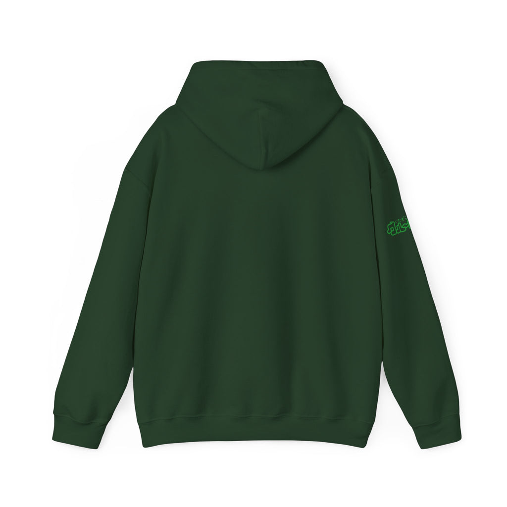 Sneak Up Green Gloomy Bear Hooded Sweatshirt