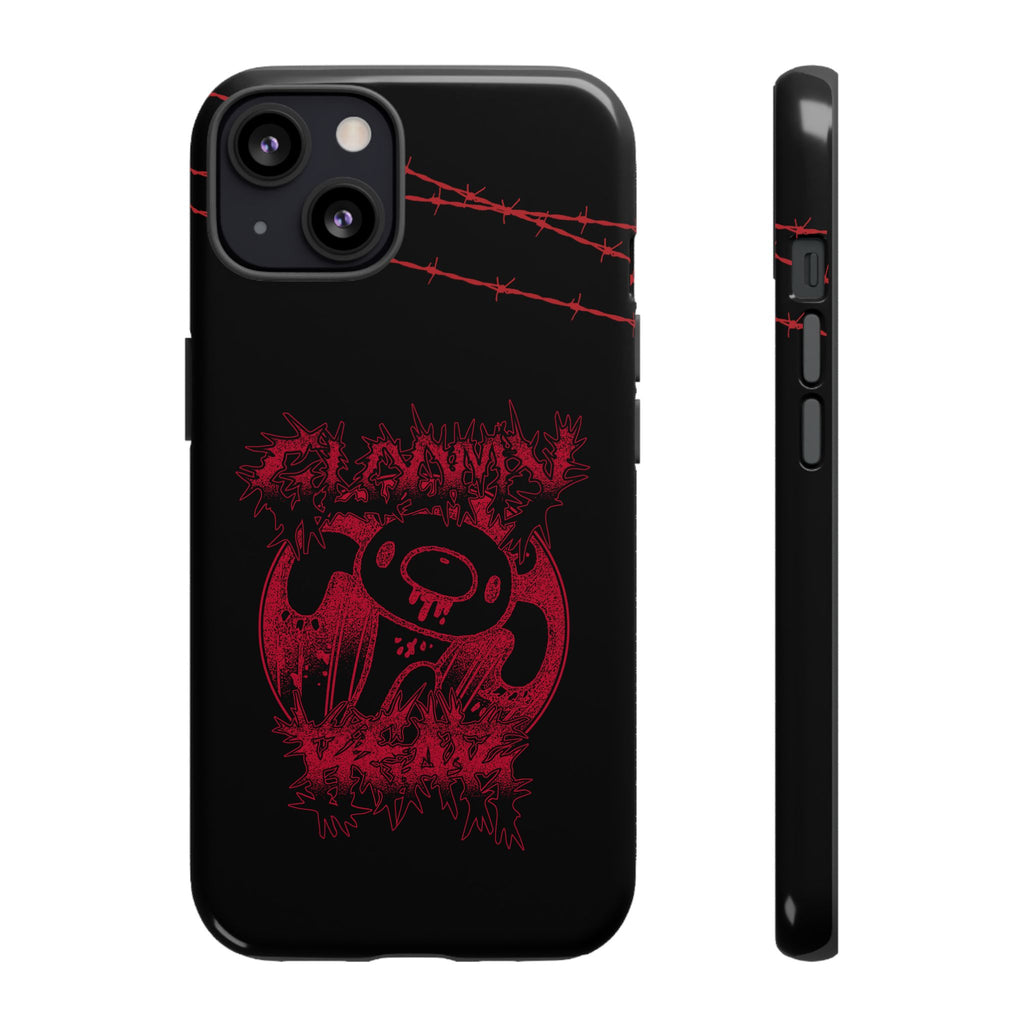 Gloomy Bear Metal Show Red Phone Case