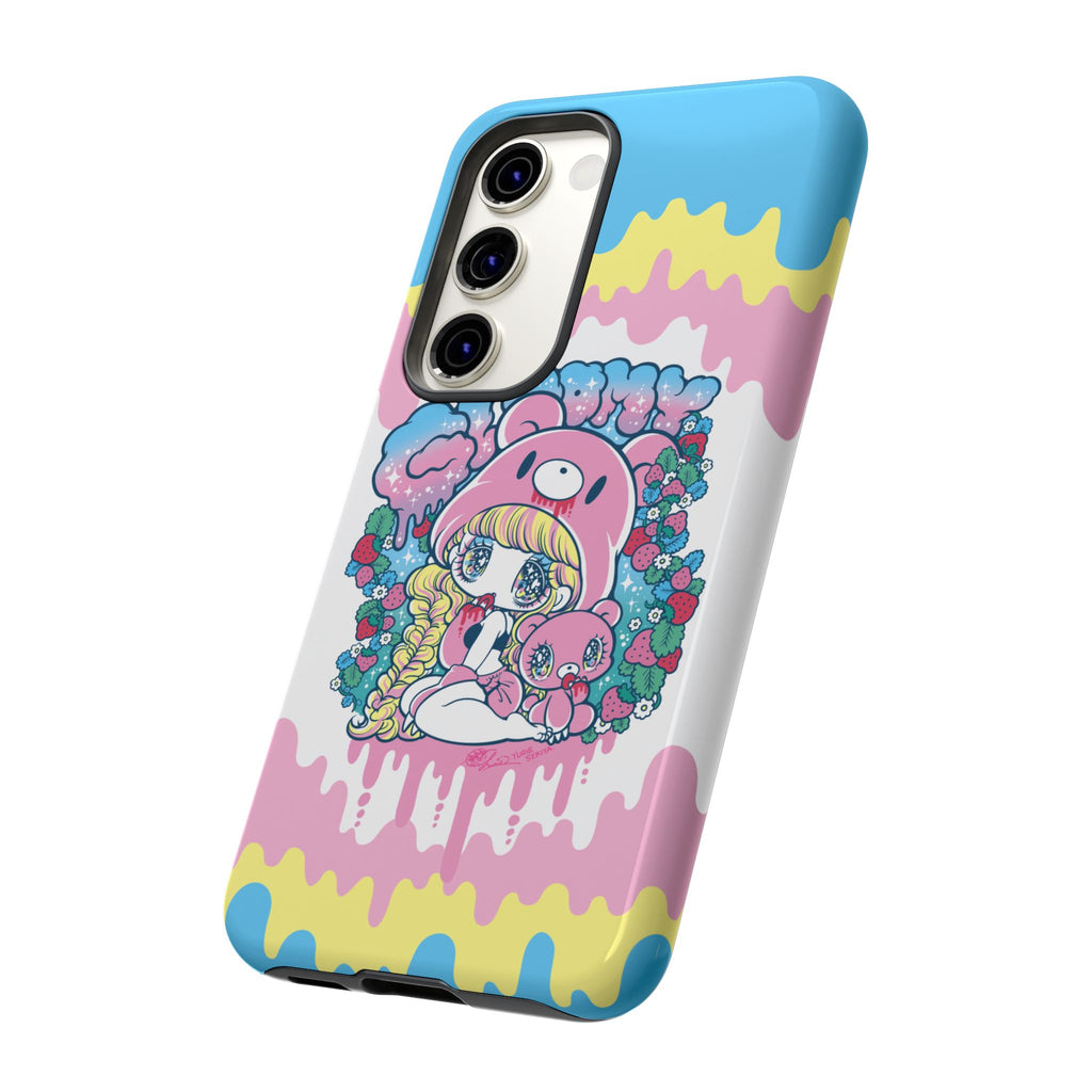 YURIE SEKIYA x GLOOMY BEAR ⭐️ GLOOMY-GIRL STRAWBERRY PHONE CASE