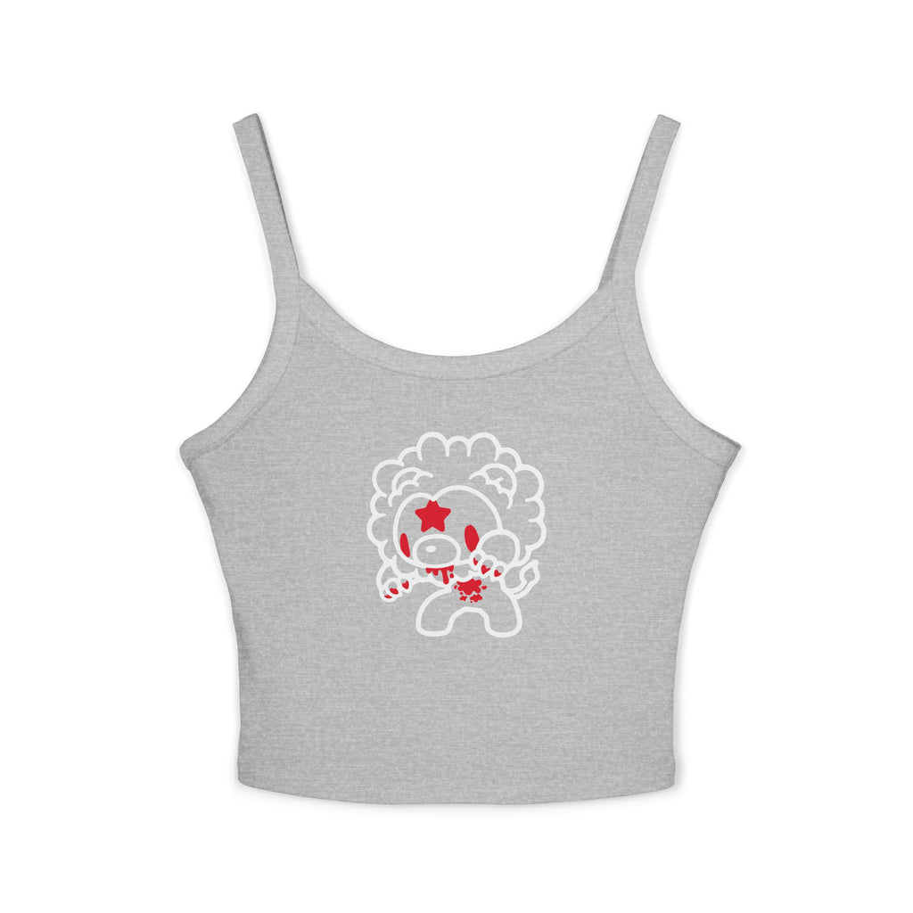 Leo Zodiac Gloomy Bear Spaghetti Strap Tank Top
