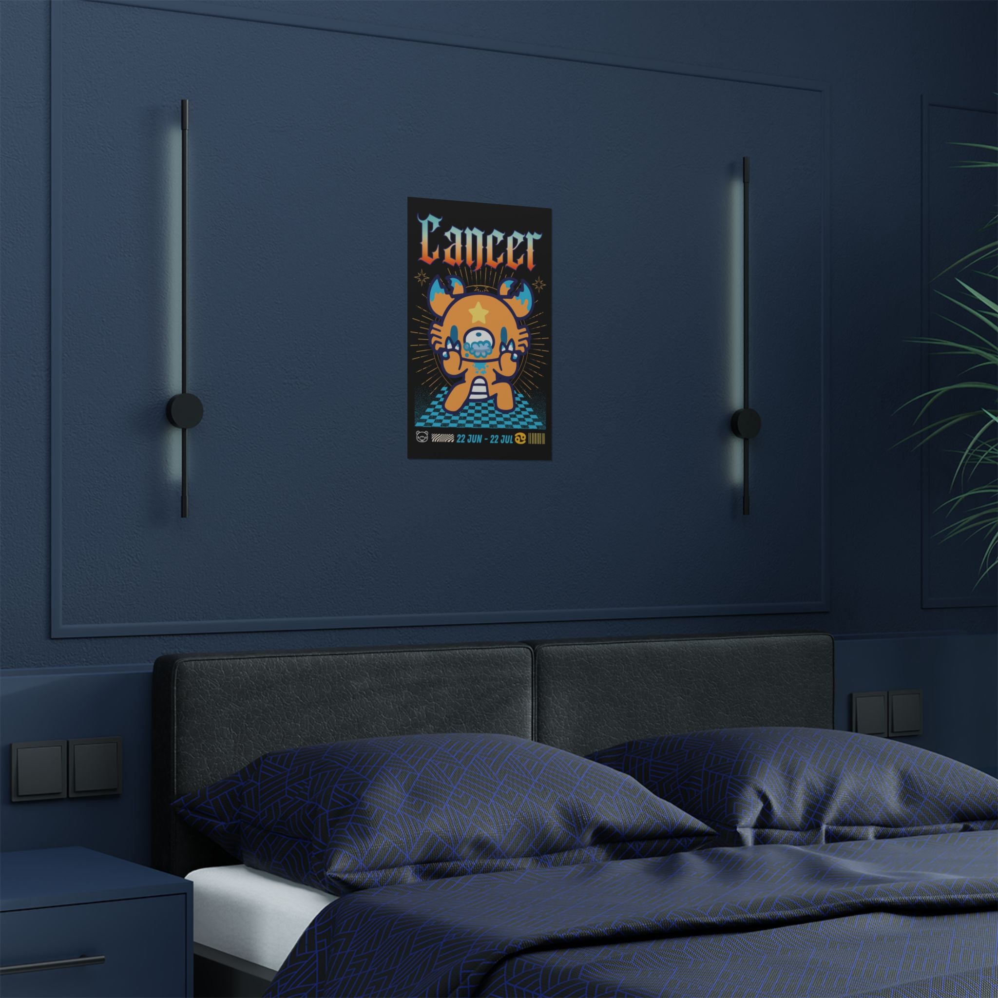 Cancer Zodiac Satin Posters (300gsm)