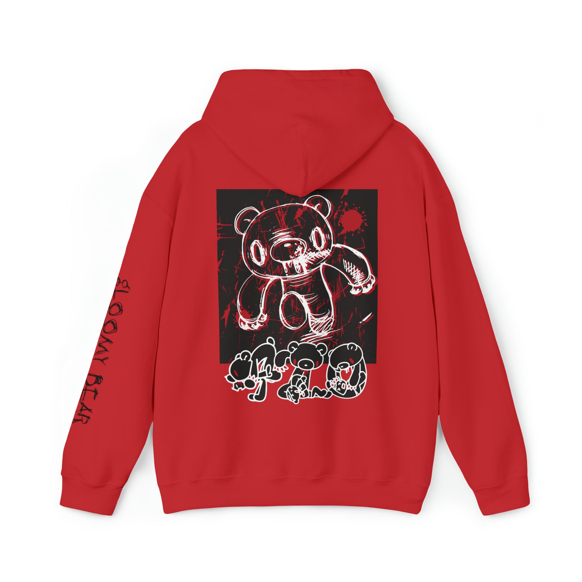 Danger Gloomy Bear Unisex Hooded Sweatshirt
