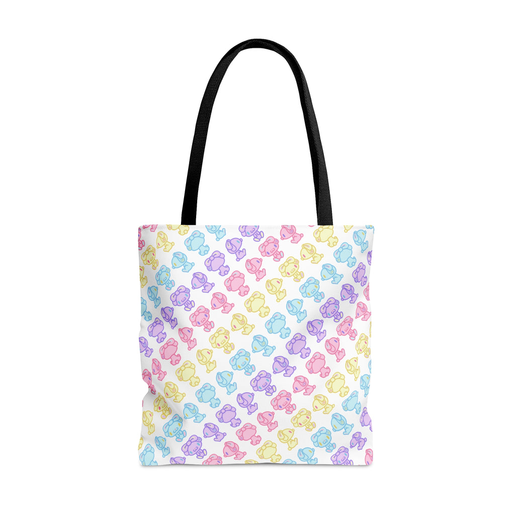 Rotating Pastel All Purpose Bunny Tote Bag