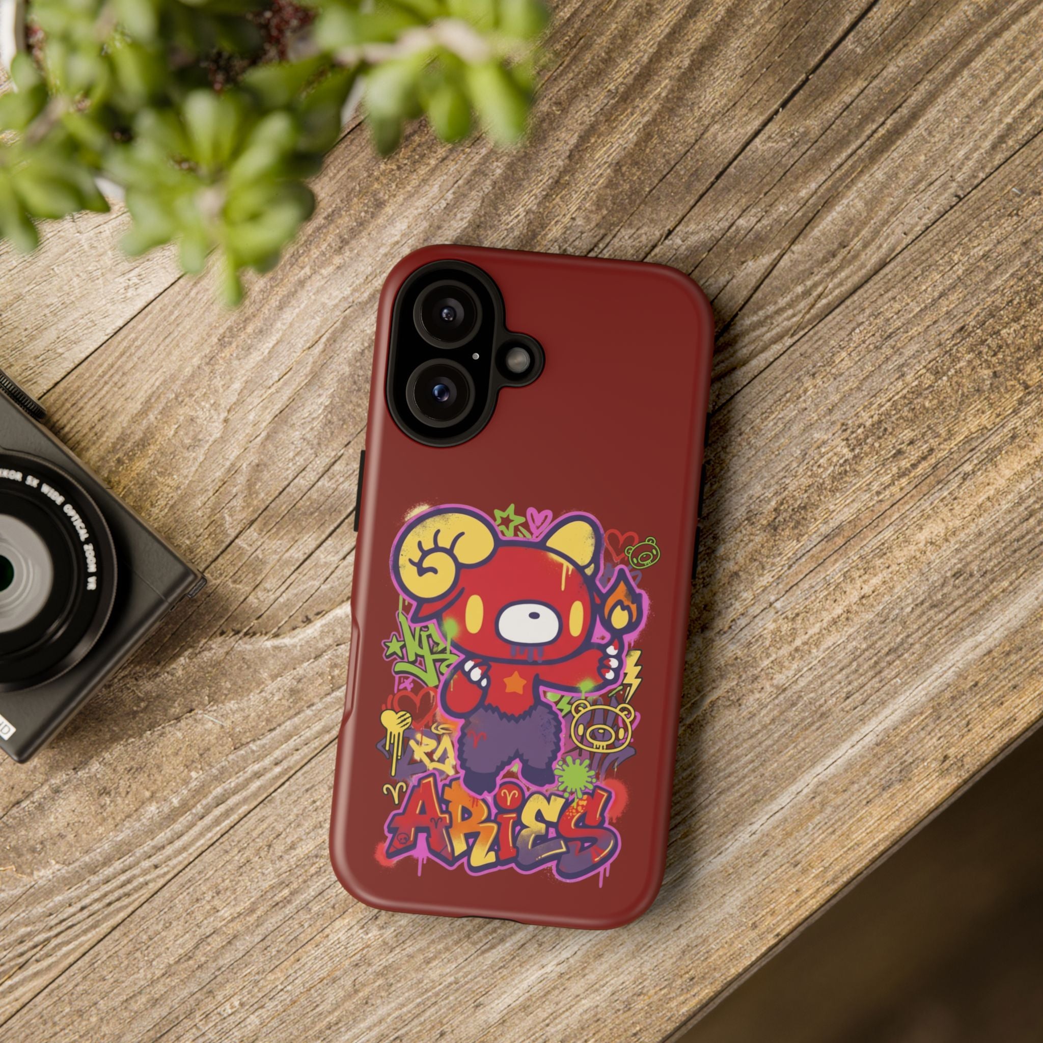 Zodiac Aries  Gloomy Bear Phone Case