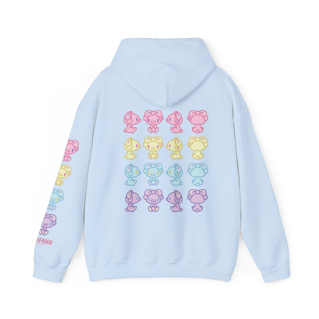 Pastel Pals All Purpose Bunny Unisex Hooded Sweatshirt