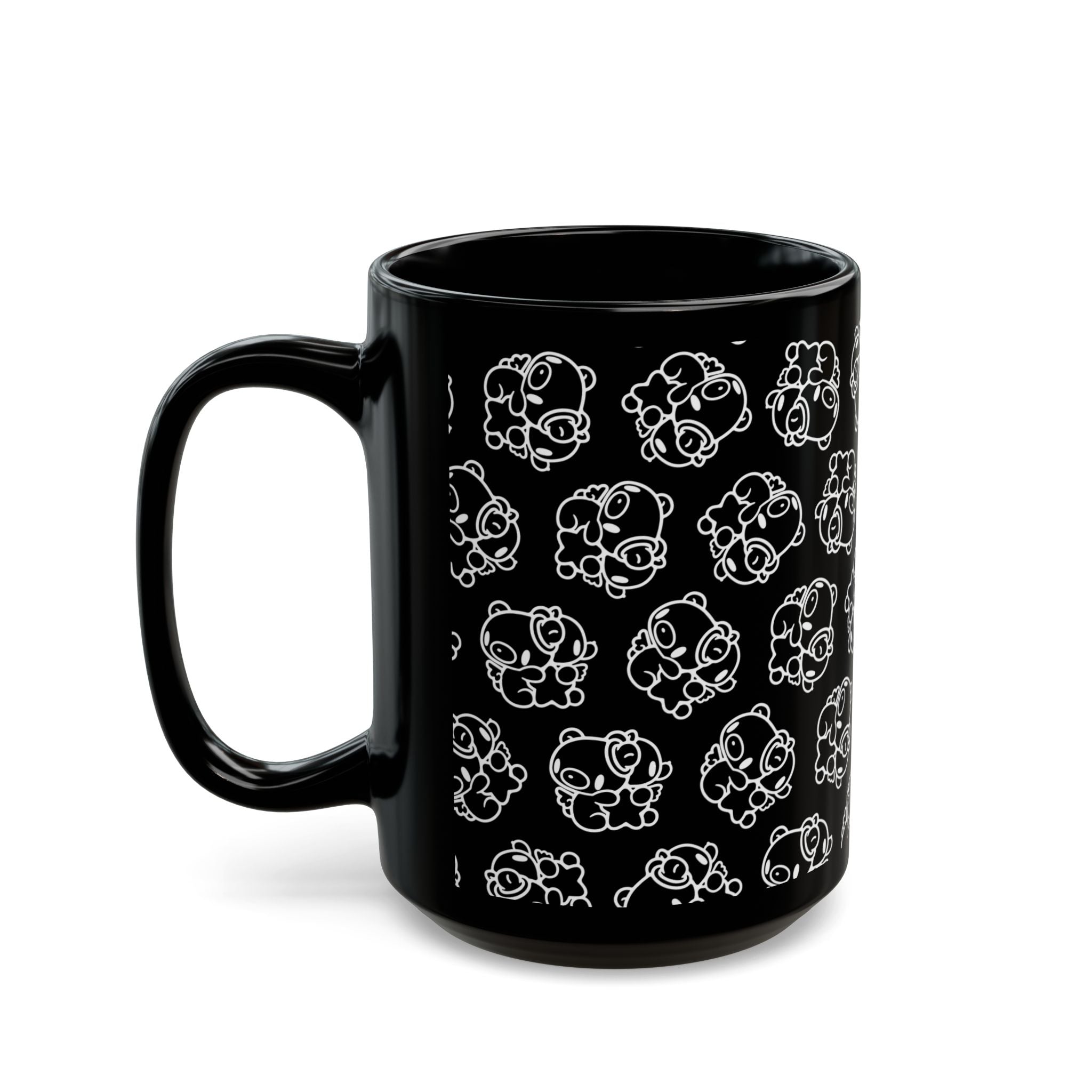 gloomy gemini zodiac Black Mug (11oz, 15oz)