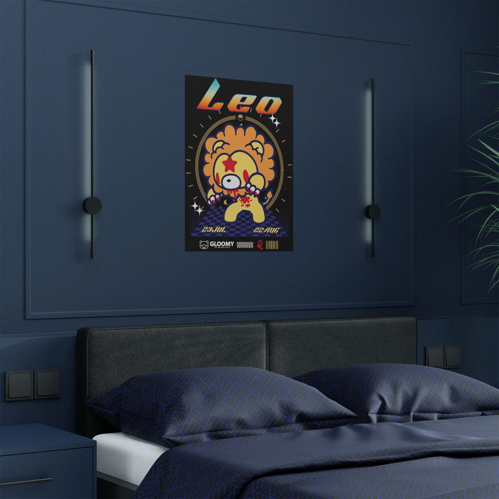 Leo Zodiac Satin Posters (300gsm)