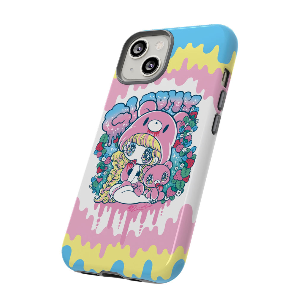 YURIE SEKIYA x GLOOMY BEAR ⭐️ GLOOMY-GIRL STRAWBERRY PHONE CASE