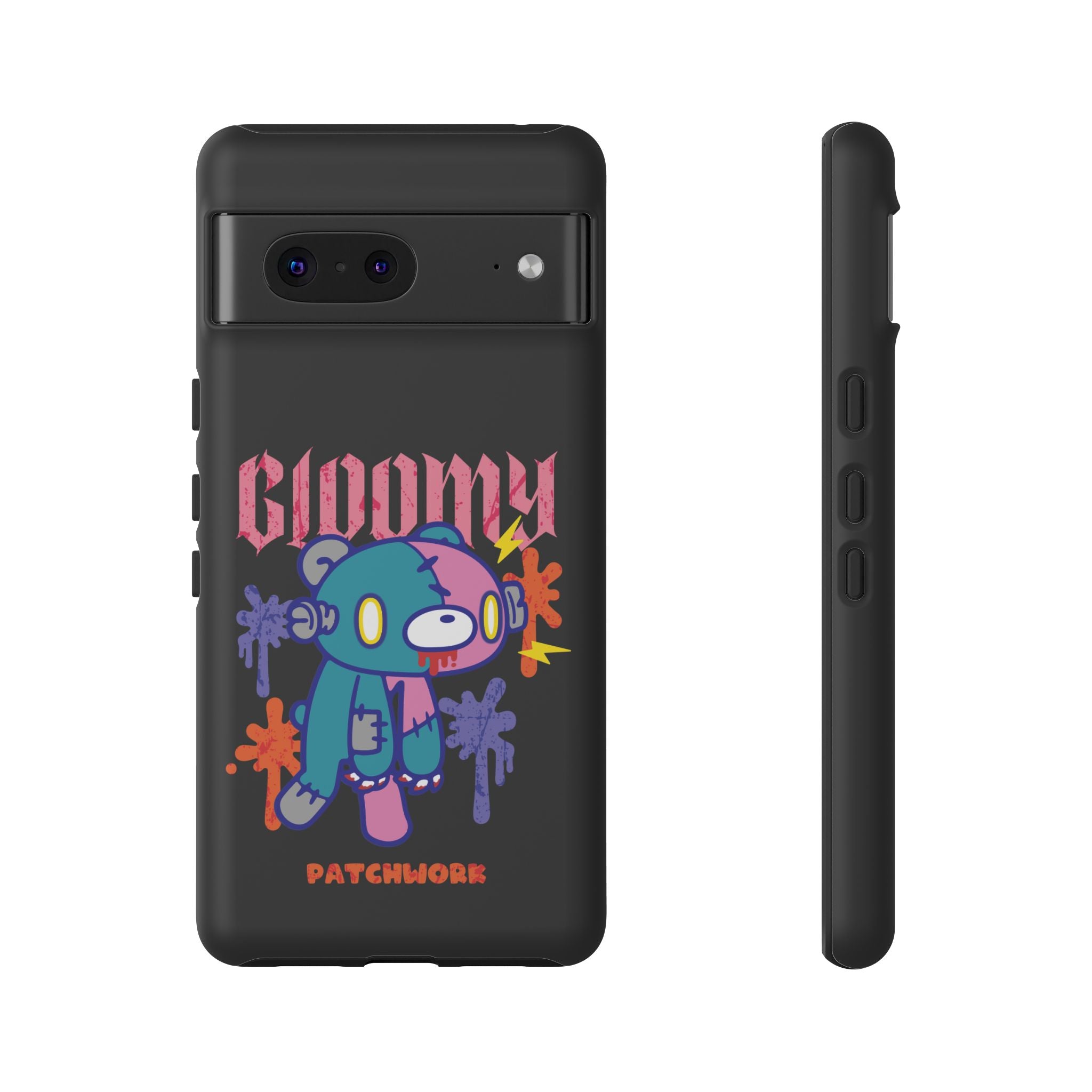 gloomy bear Halloween patchwork Phone Case