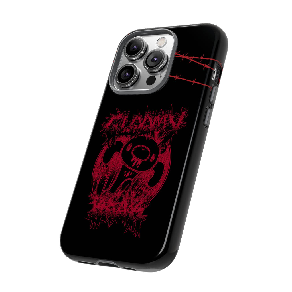 Gloomy Bear Metal Show Red Phone Case