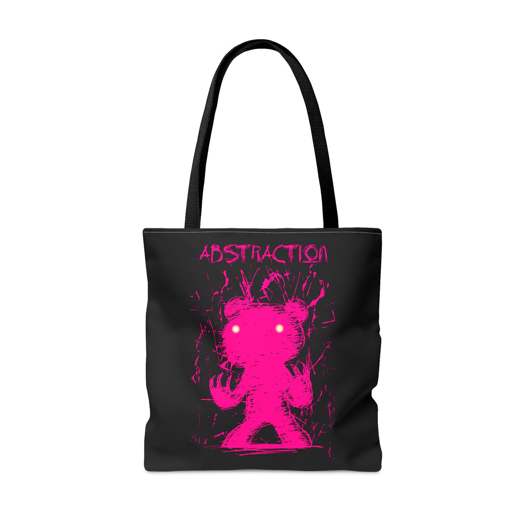 Abstraction Gloomy Bear (Pink) Tote Bag