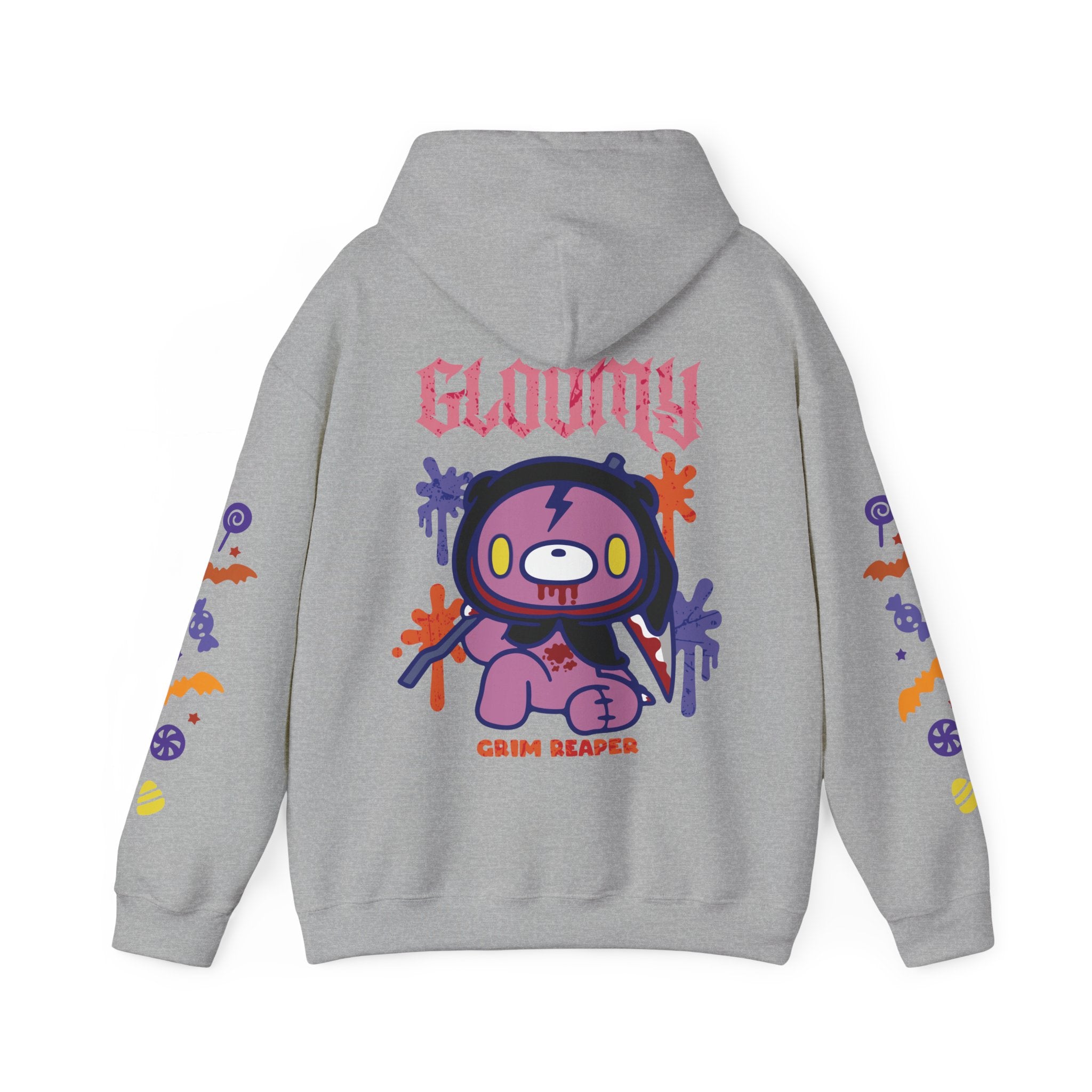 Halloween Grim Reaper Gloomy Bear Hoodie