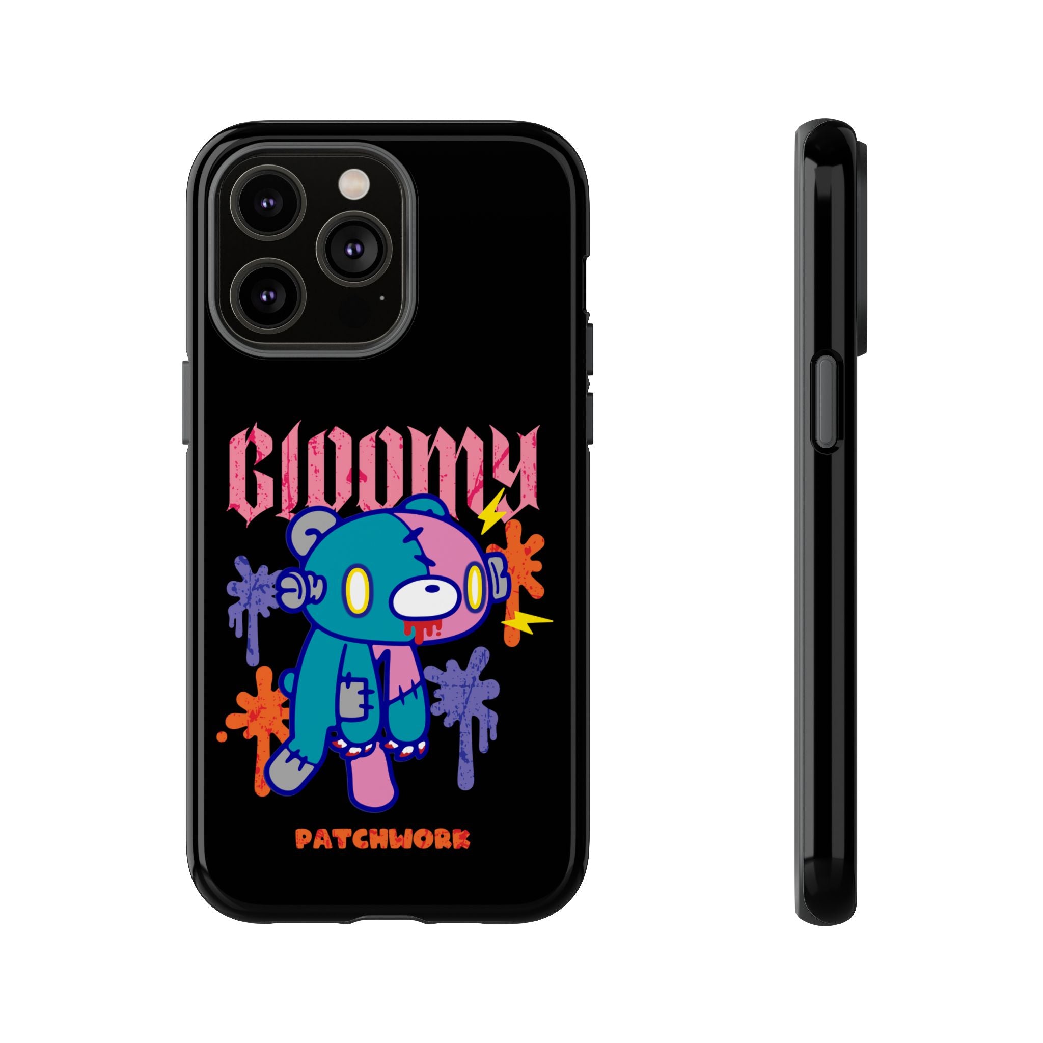 gloomy bear Halloween patchwork Phone Case