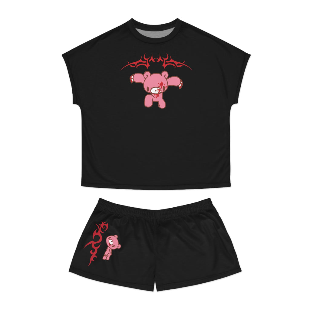 Gloomy Bear Y2K - Women's Short Pajama Set (AOP)