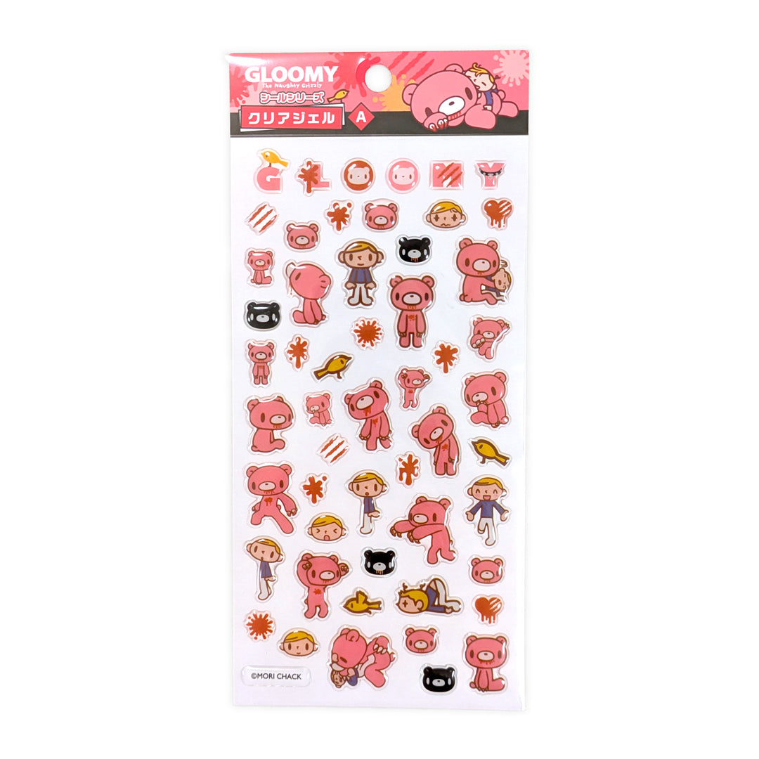 Gloomy Bear Clear Bubble Sticker A