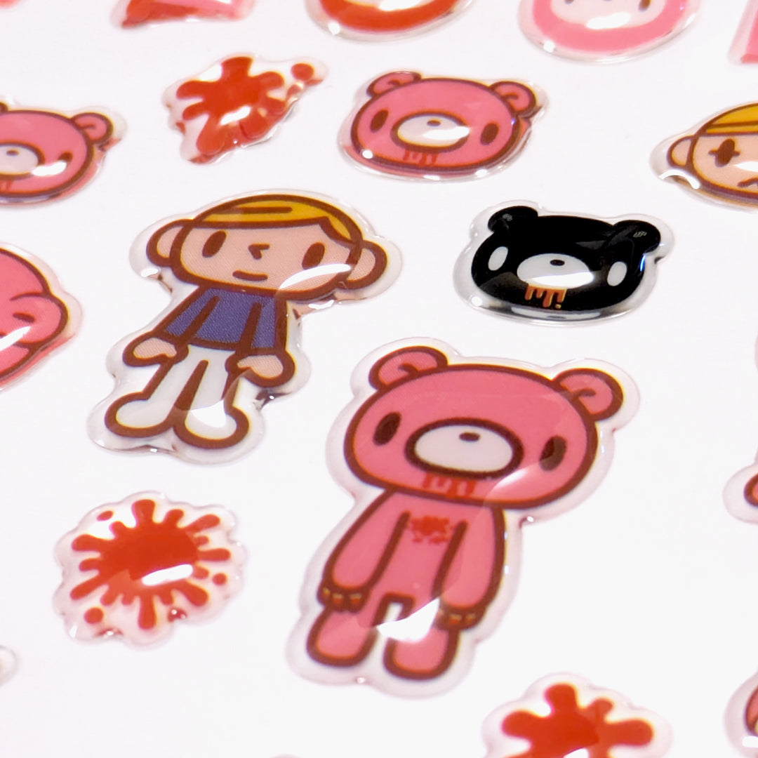 Gloomy Bear Clear Bubble Sticker A