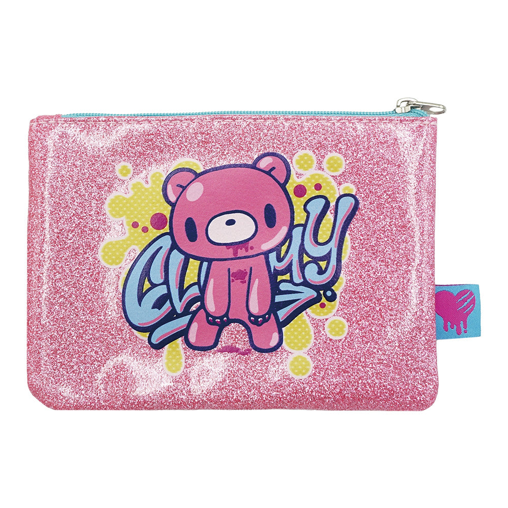 Gloomy Bear Graffiti Wallet Pink