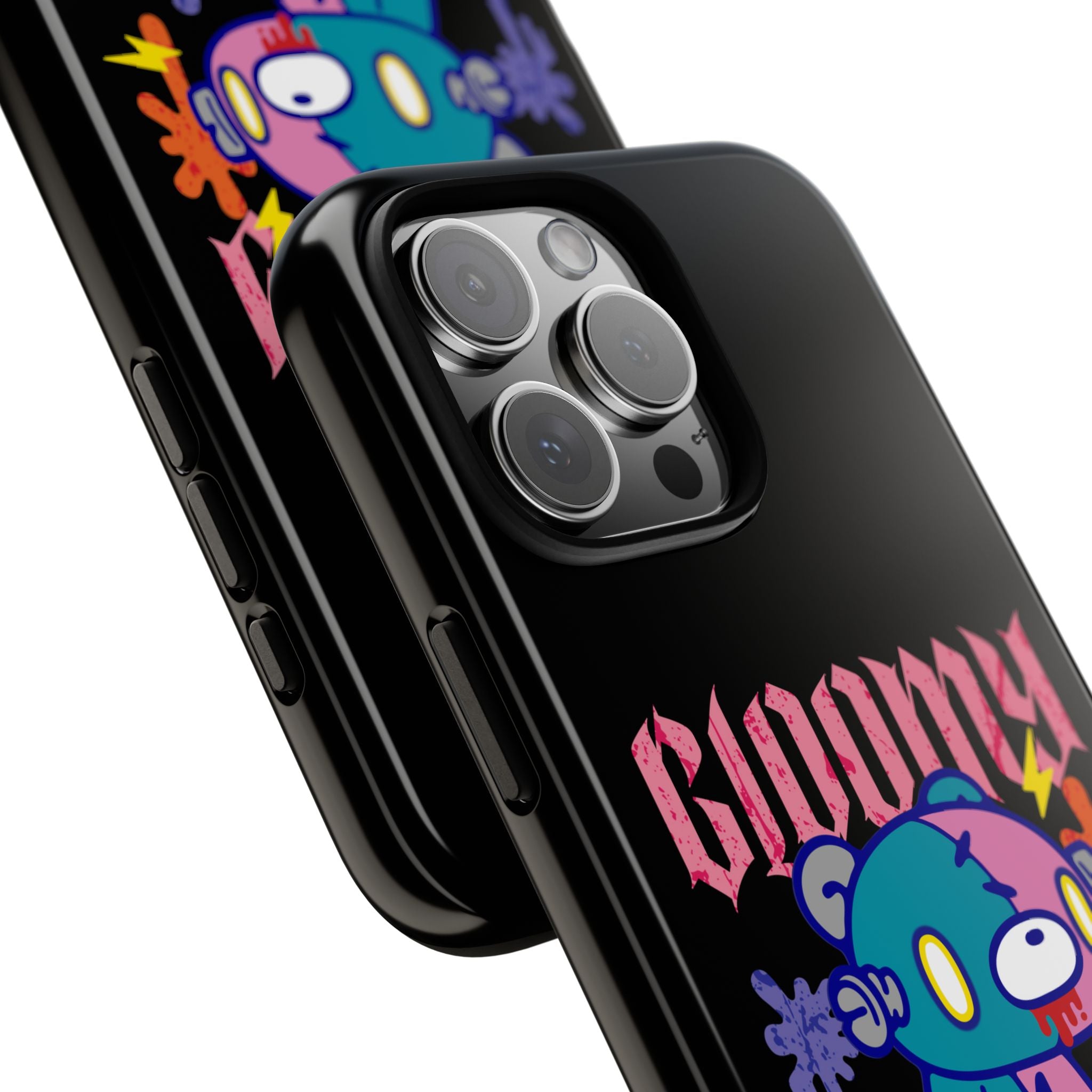 gloomy bear Halloween patchwork Phone Case