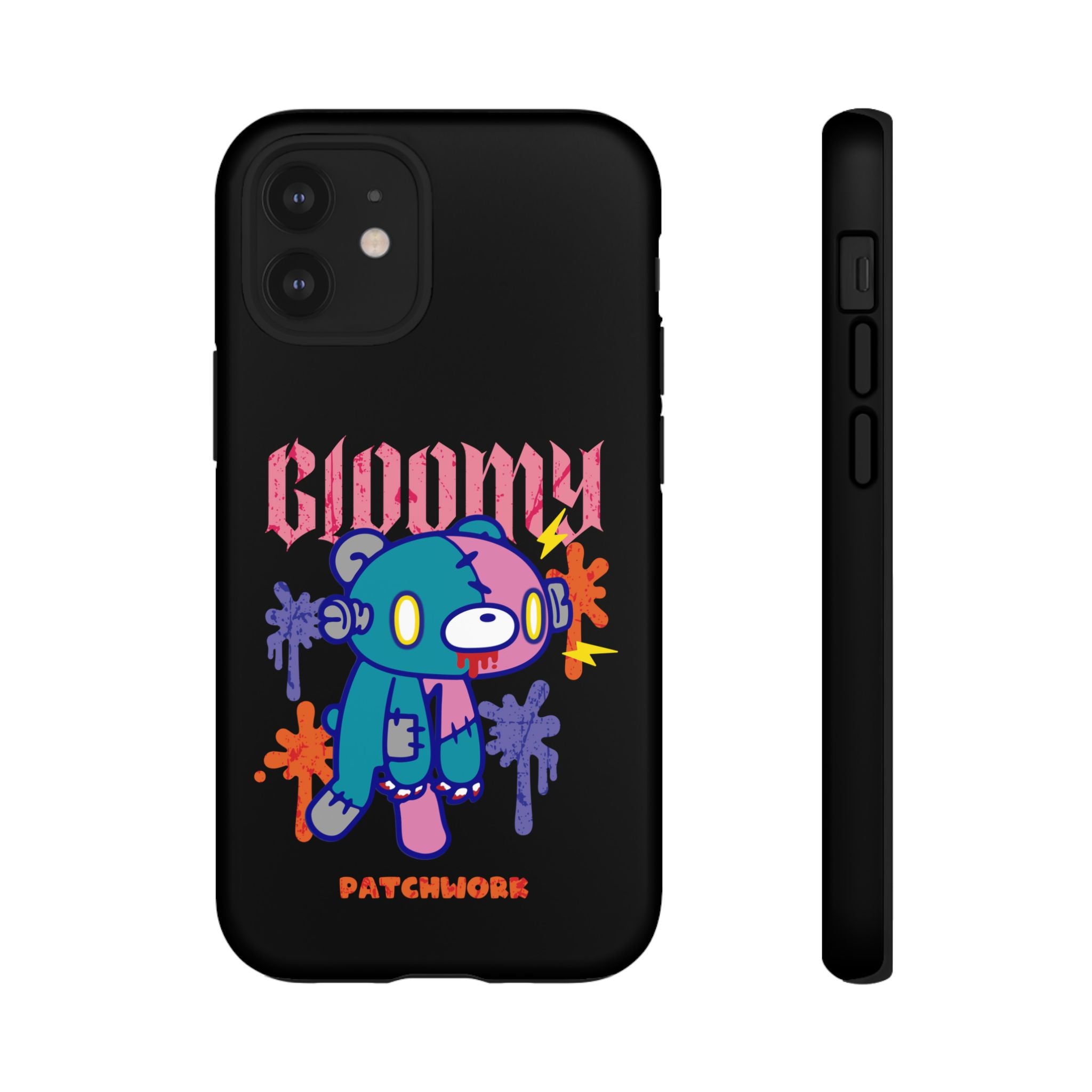 gloomy bear Halloween patchwork Phone Case