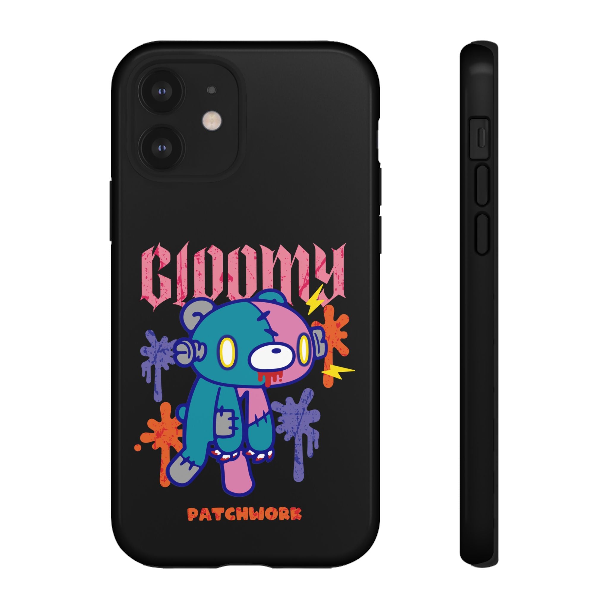 gloomy bear Halloween patchwork Phone Case