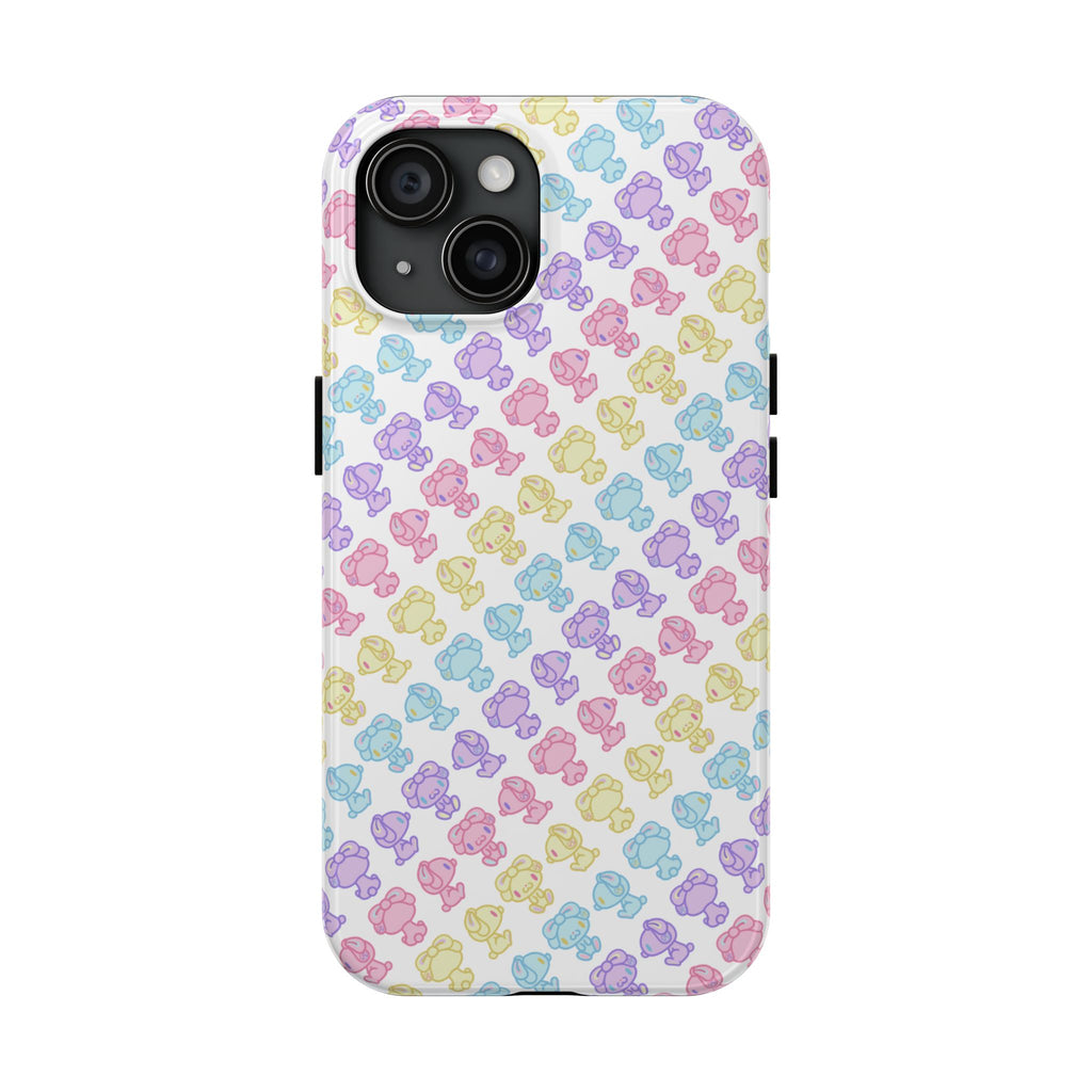 Rotating Pastel All Purpose Bunny - iPhone Case