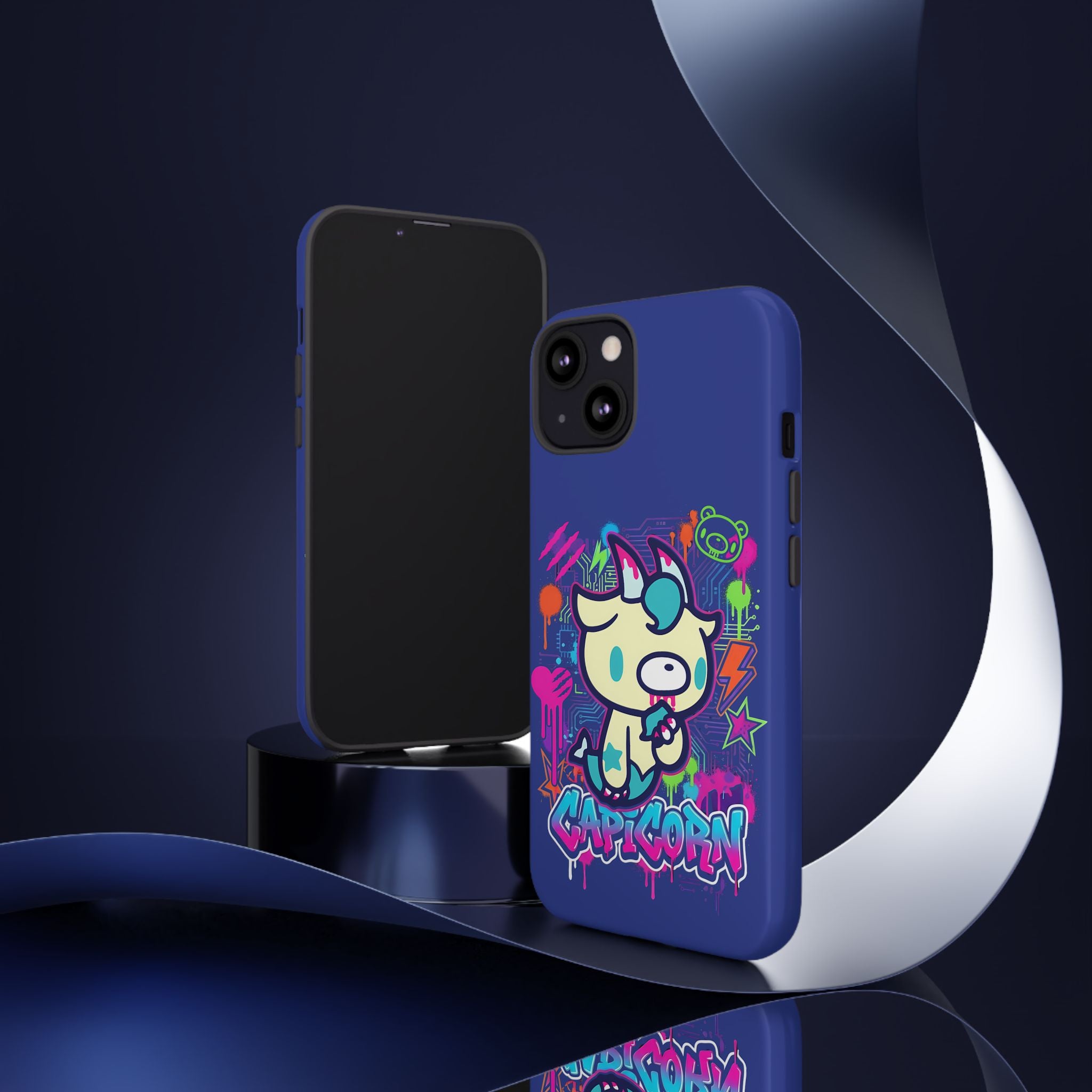 Zodiac Capricorn Gloomy Bear Phone Case