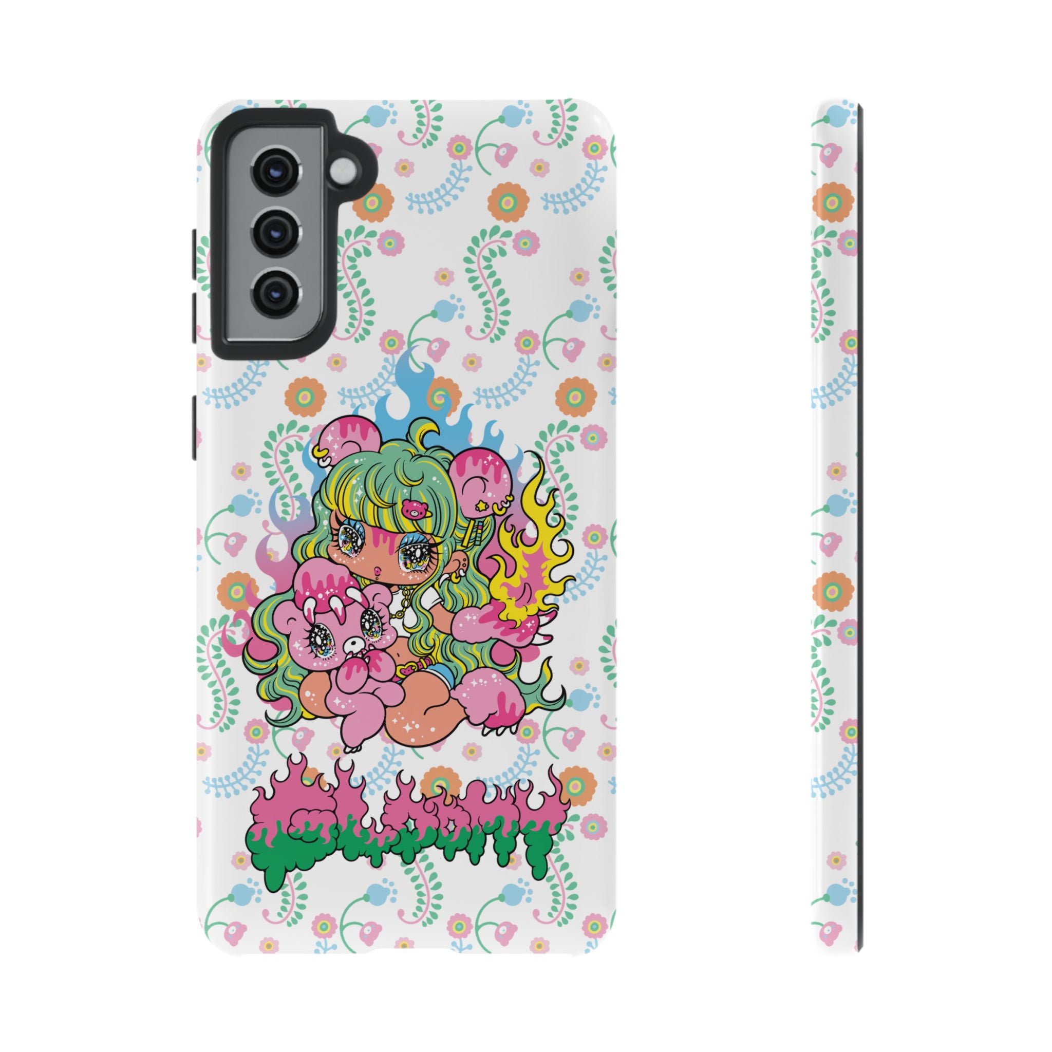YURIE SEKIYA X GLOOMY BEAR ⭐️ FIRE GIRL PHONE CASE
