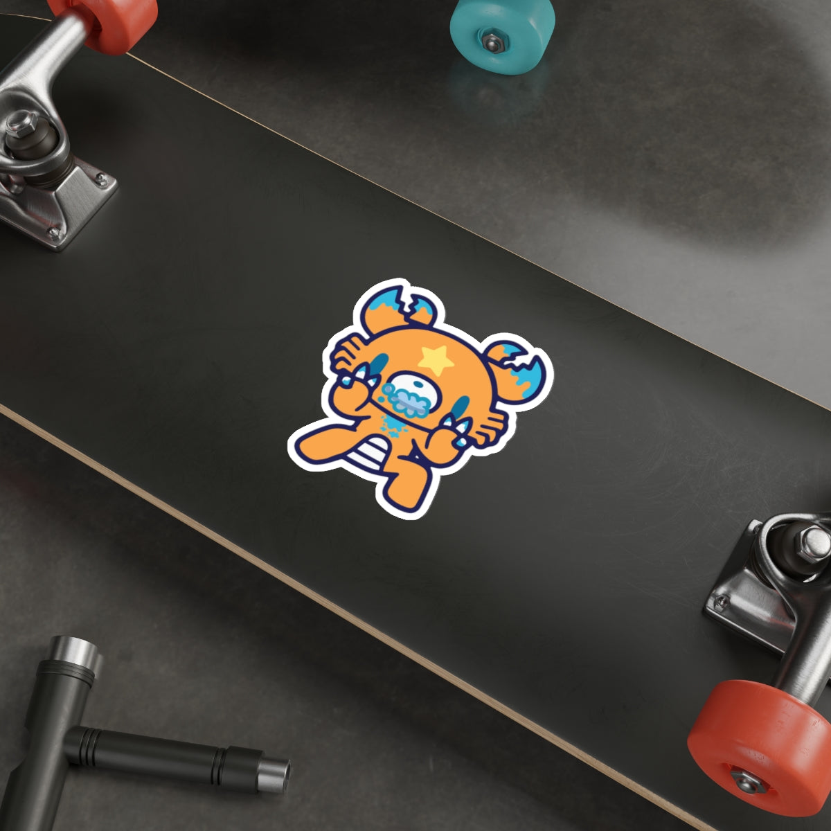 Gloomy Zodiac Cancer Die-Cut Stickers