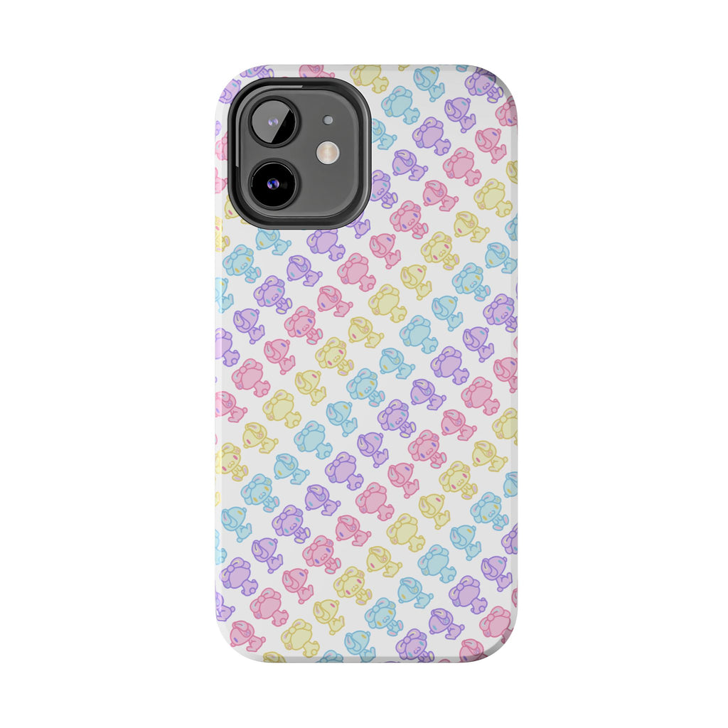 Rotating Pastel All Purpose Bunny - iPhone Case