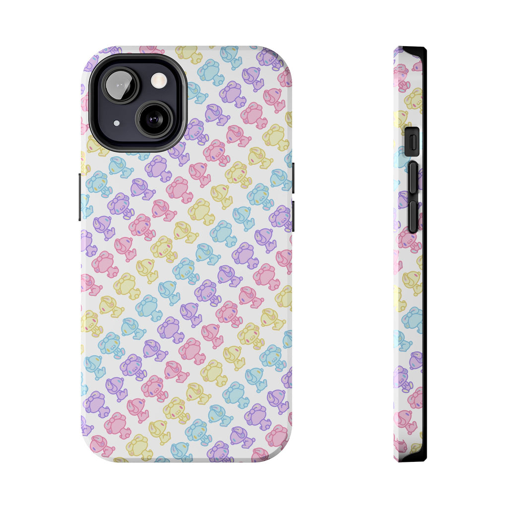 Rotating Pastel All Purpose Bunny - iPhone Case