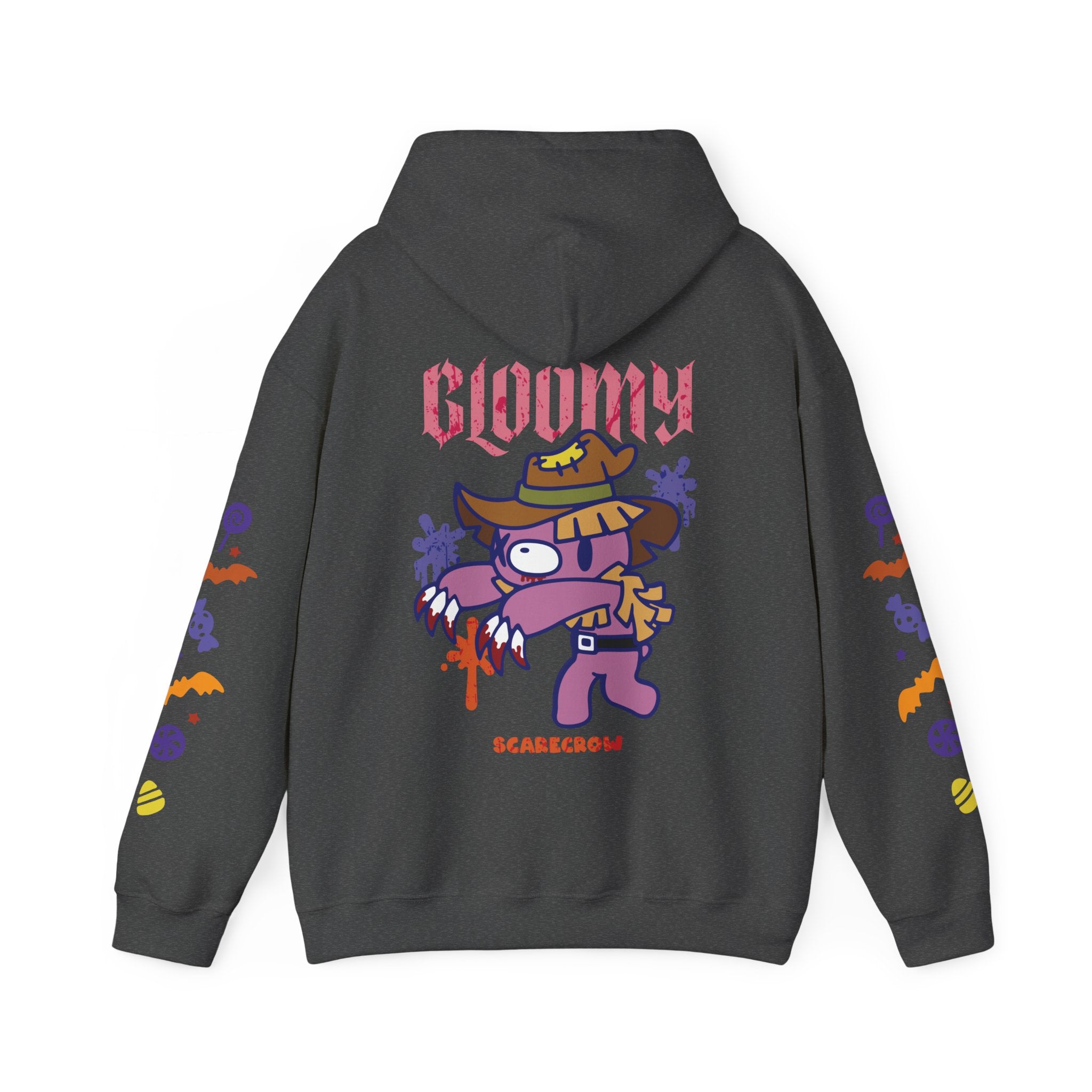 Halloween Scarecrow Gloomy Bear Hoodie