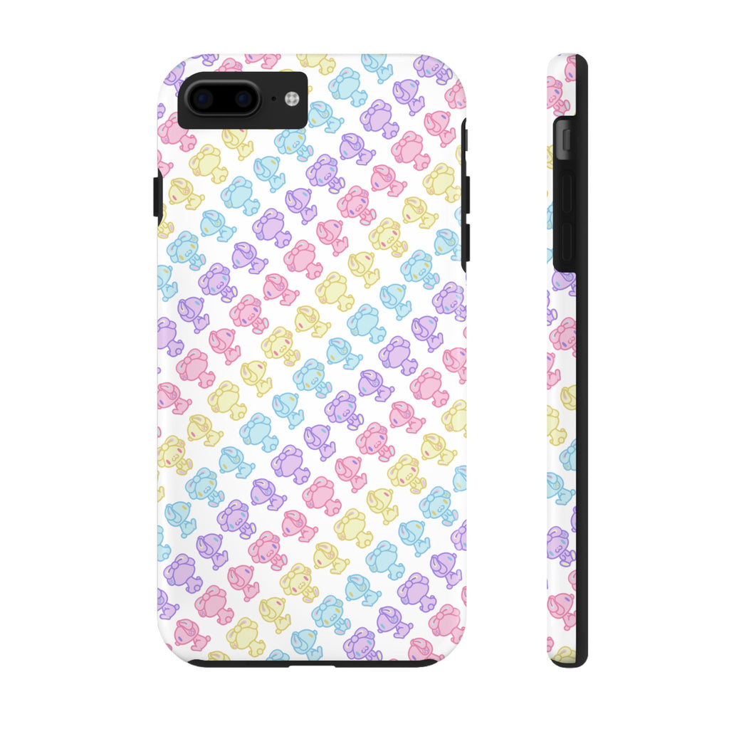 Rotating Pastel All Purpose Bunny - iPhone Case