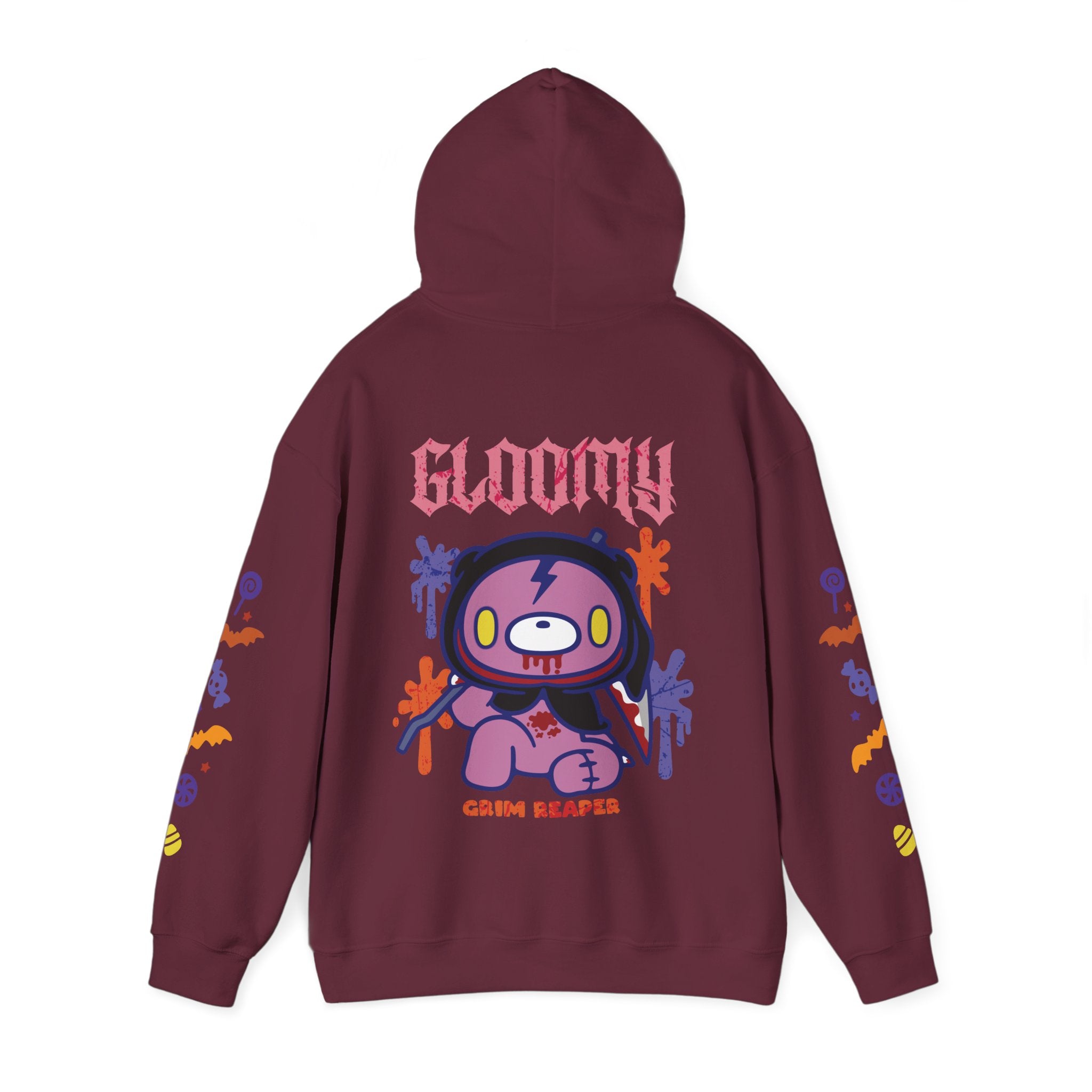 Halloween Grim Reaper Gloomy Bear Hoodie