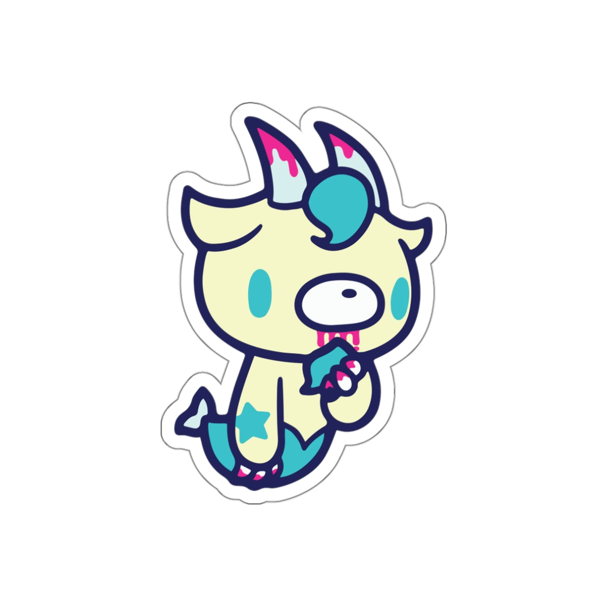 Gloomy Zodiac Capicorn Die-Cut Stickers