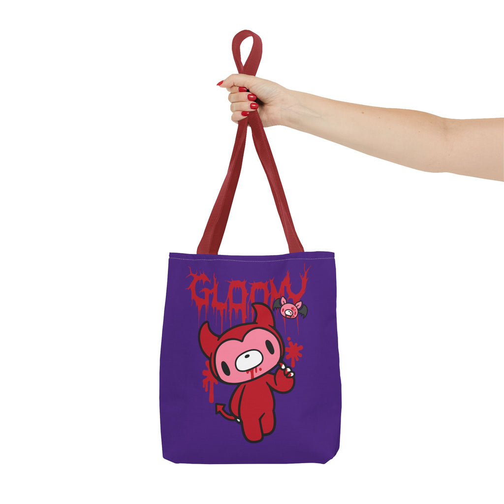 Gloomy Bear Halloween Devil Tote Bag - 2024