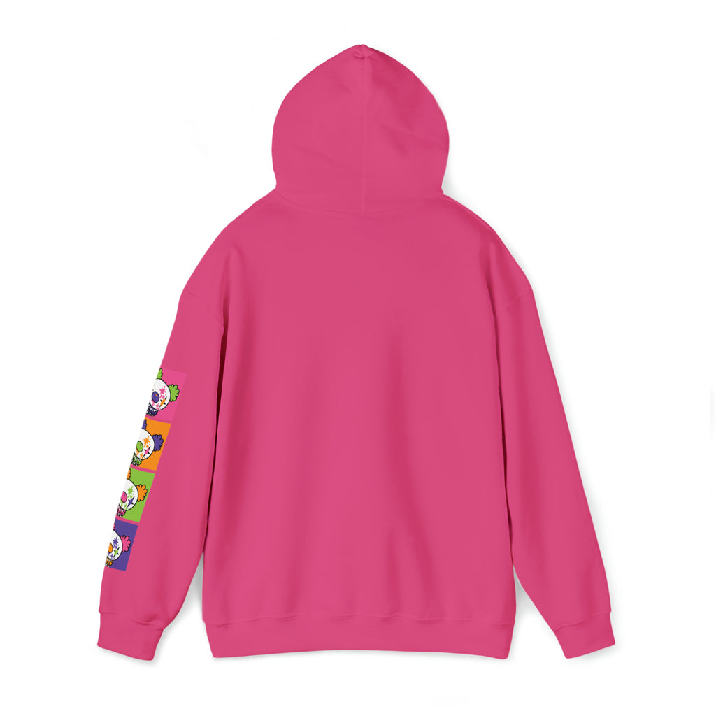 Gloomy Clown Multicolor Unisex Hooded Sweatshirt