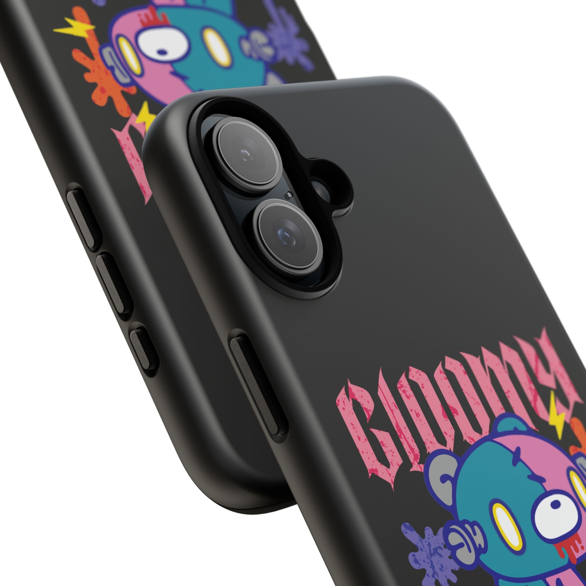 gloomy bear Halloween patchwork Phone Case