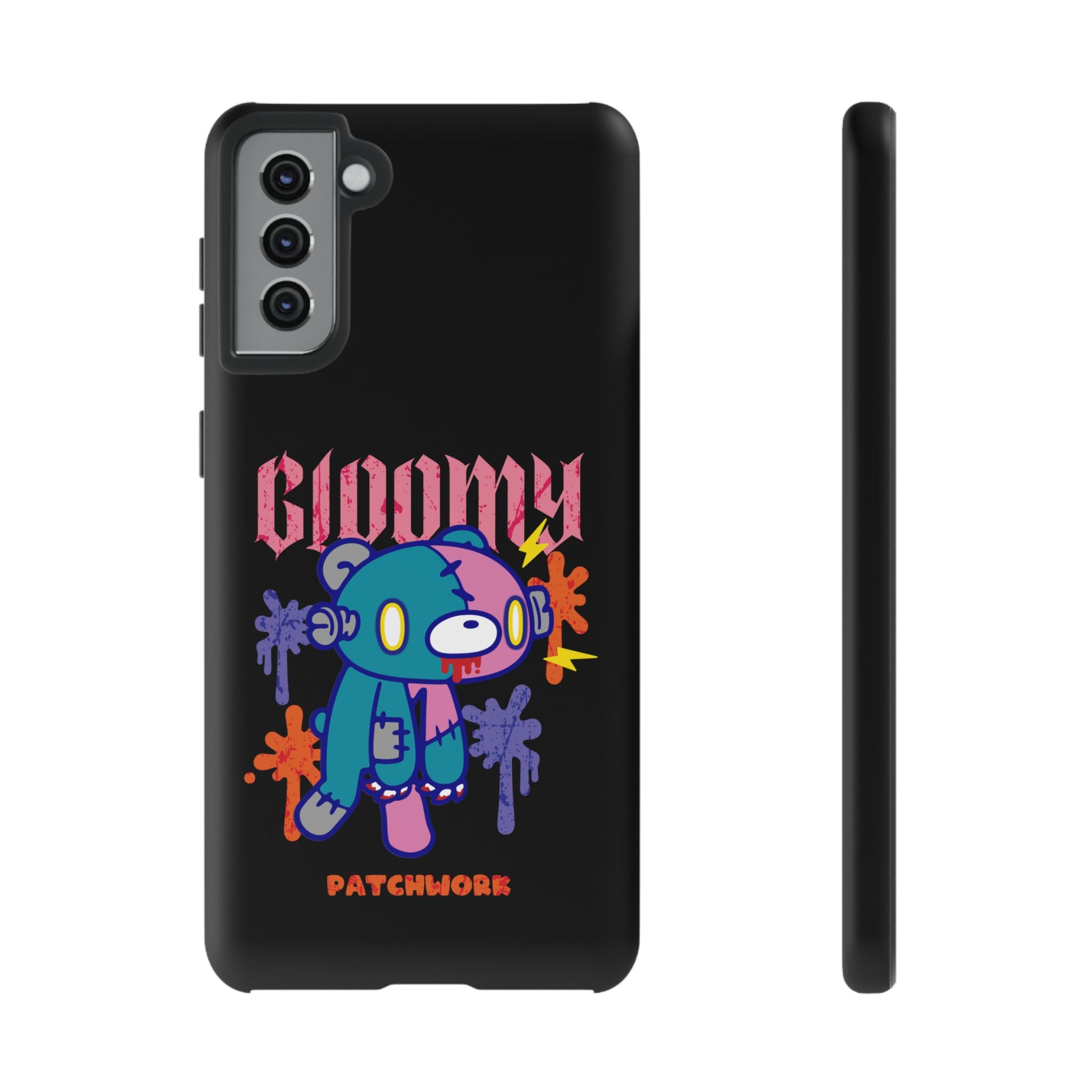 gloomy bear Halloween patchwork Phone Case
