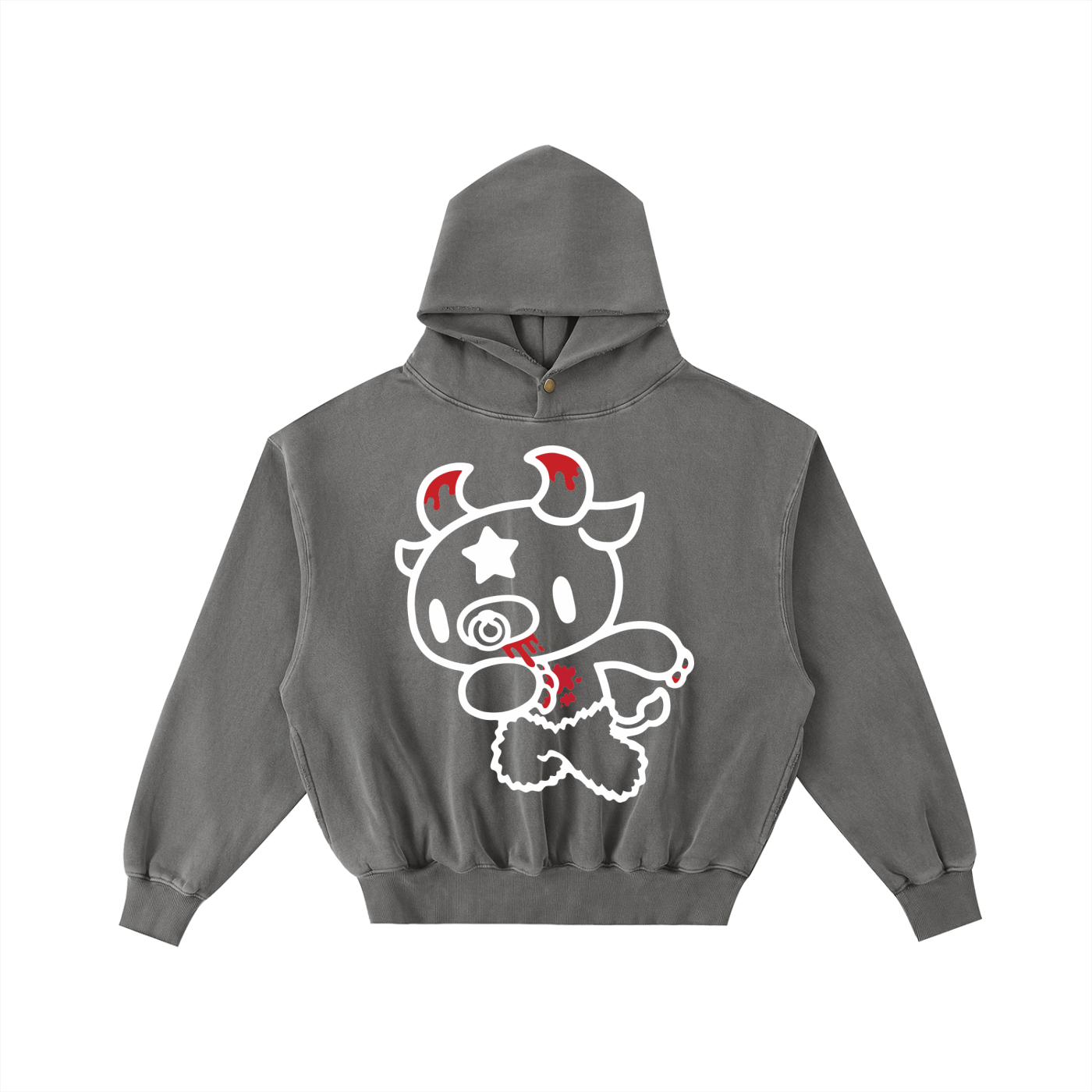 Gloomy Bear Taurus Washed Fleece Hoodie