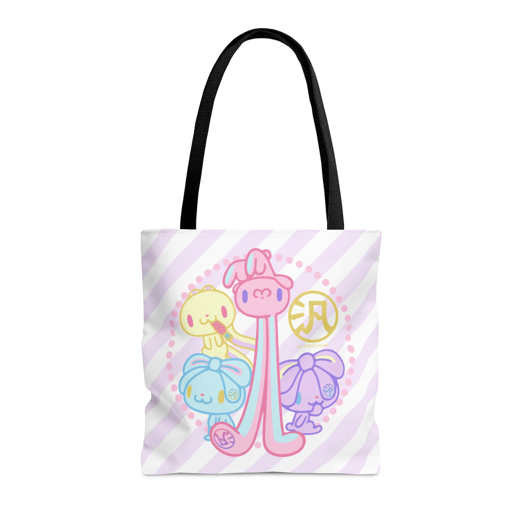 Group Pastel All Purpose Bunny Tote Bag